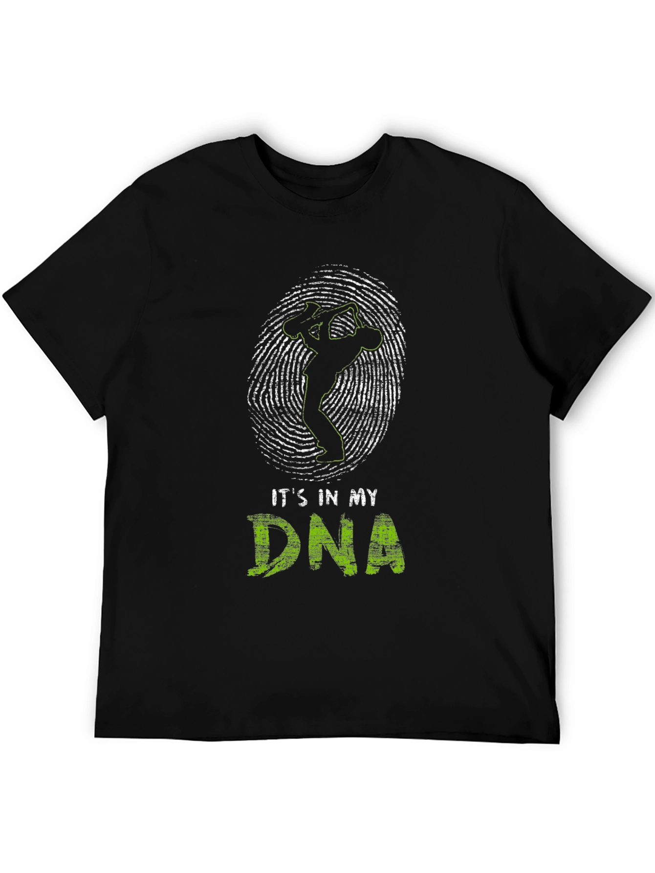 Its in My DNA Saxophone Player Black T-Shirt