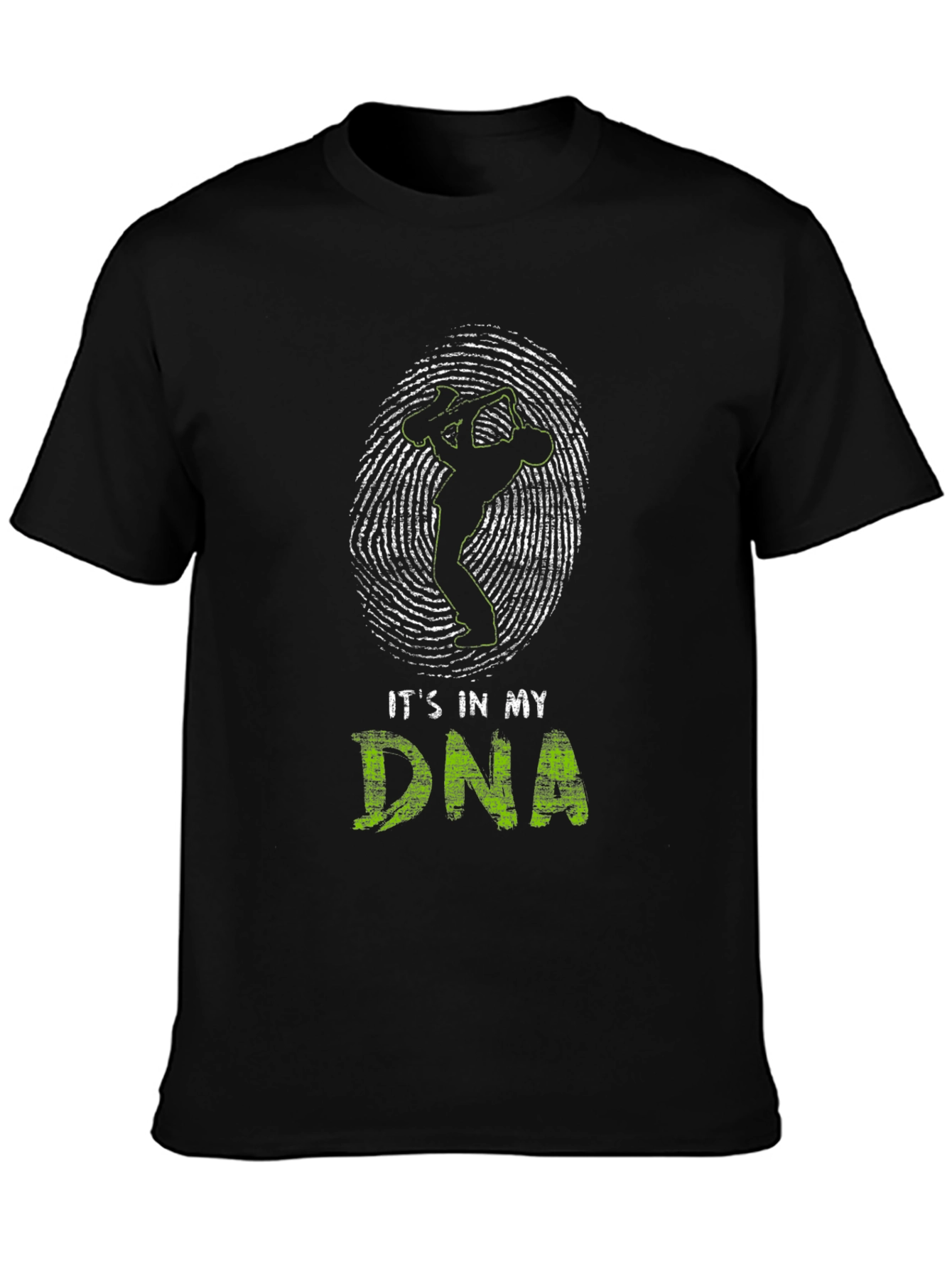 Its in My DNA Saxophone Player Black T-Shirt