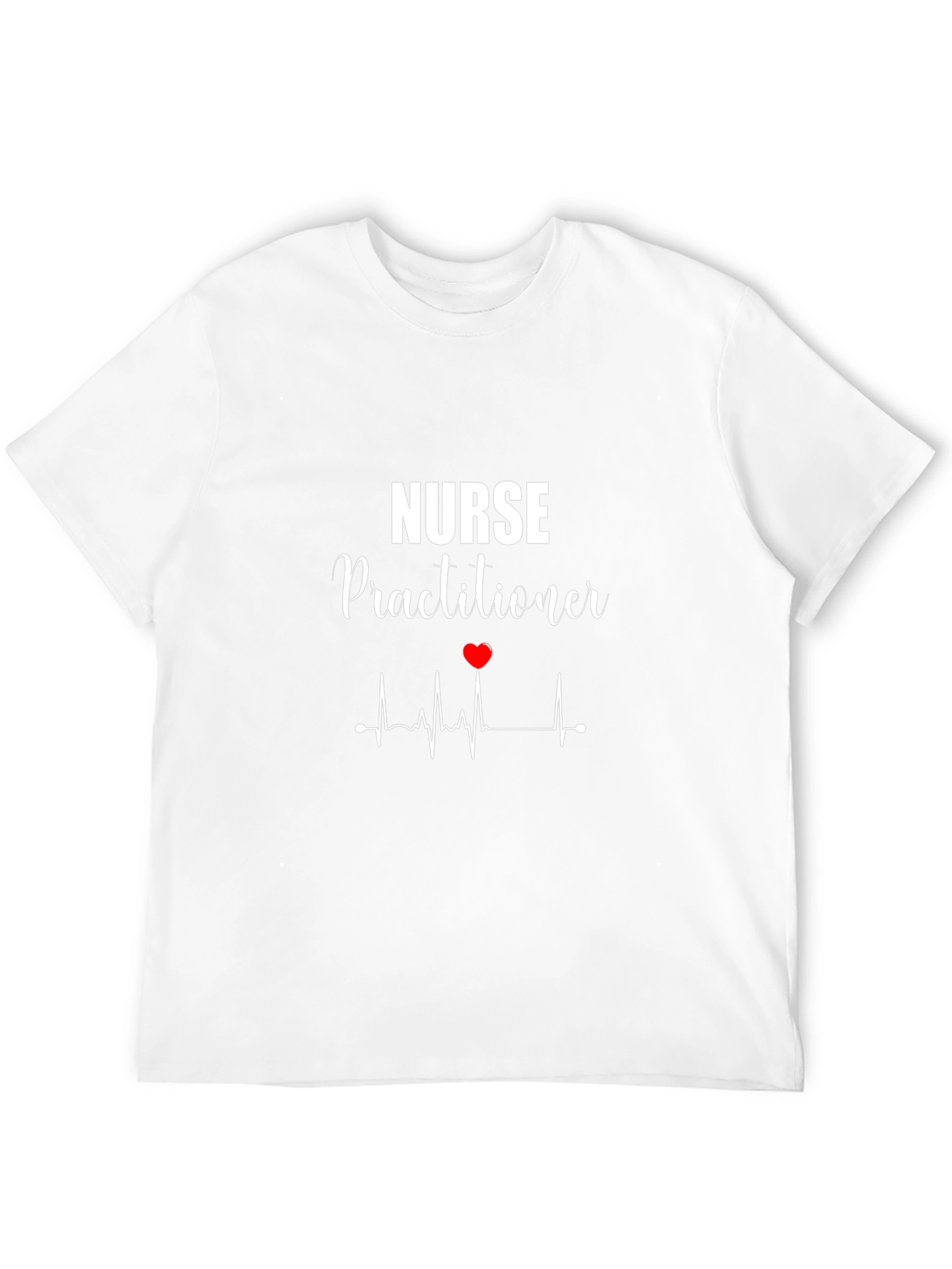 Nurse Practitioner Heartbeat T-Shirt - Medical Apparel