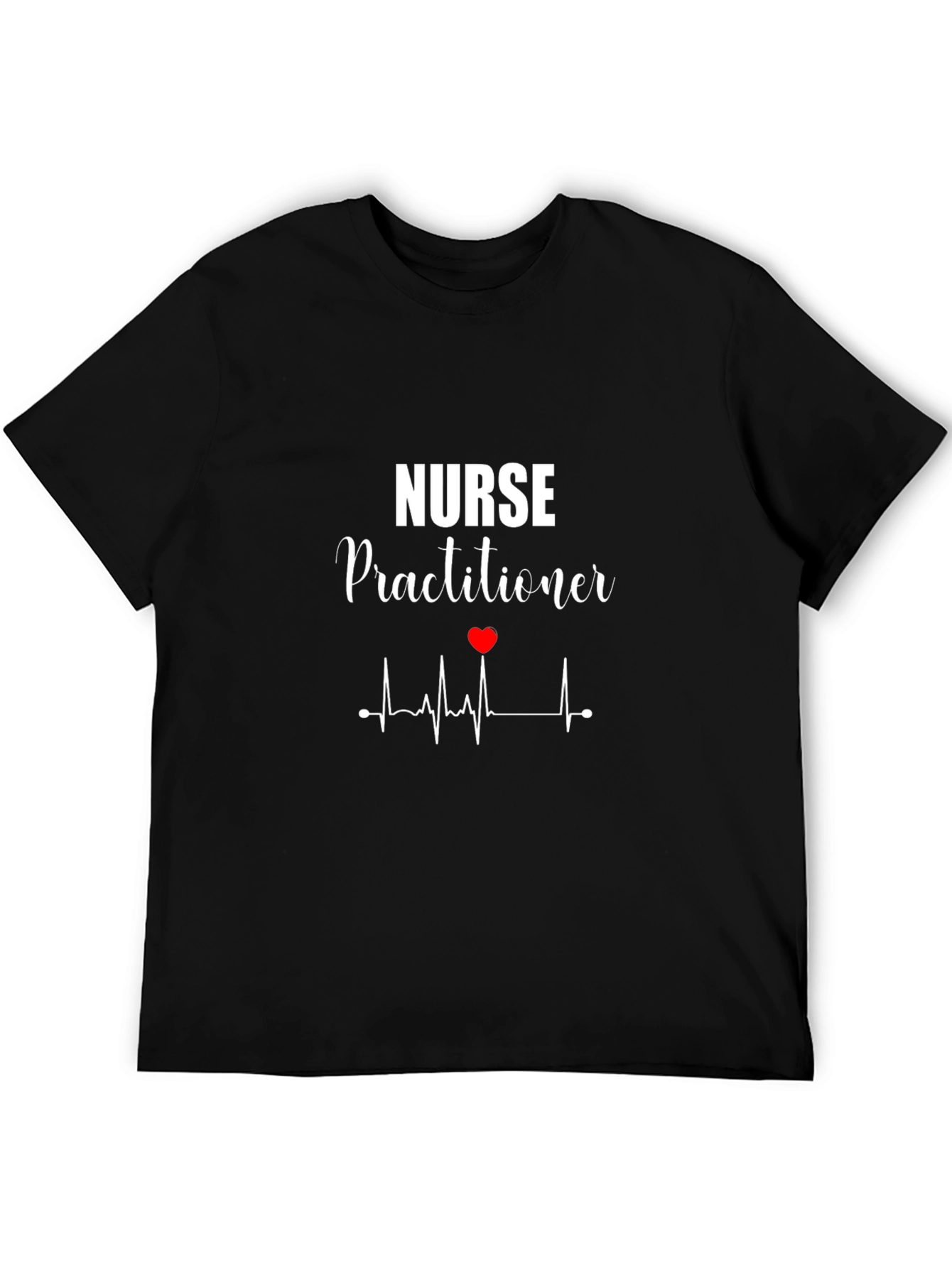 Nurse Practitioner Heartbeat T-Shirt - Medical Apparel