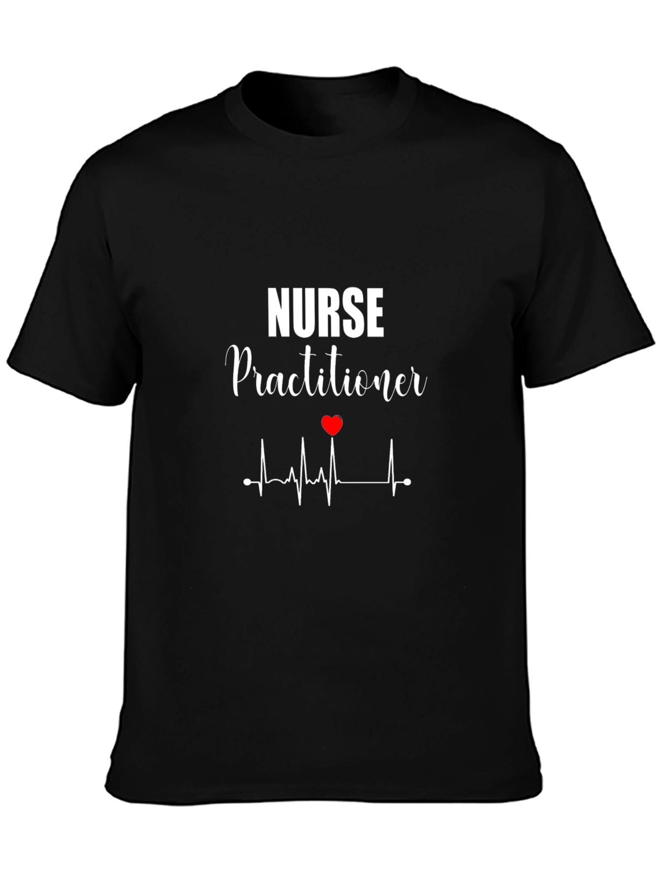 Nurse Practitioner Heartbeat T-Shirt - Medical Apparel