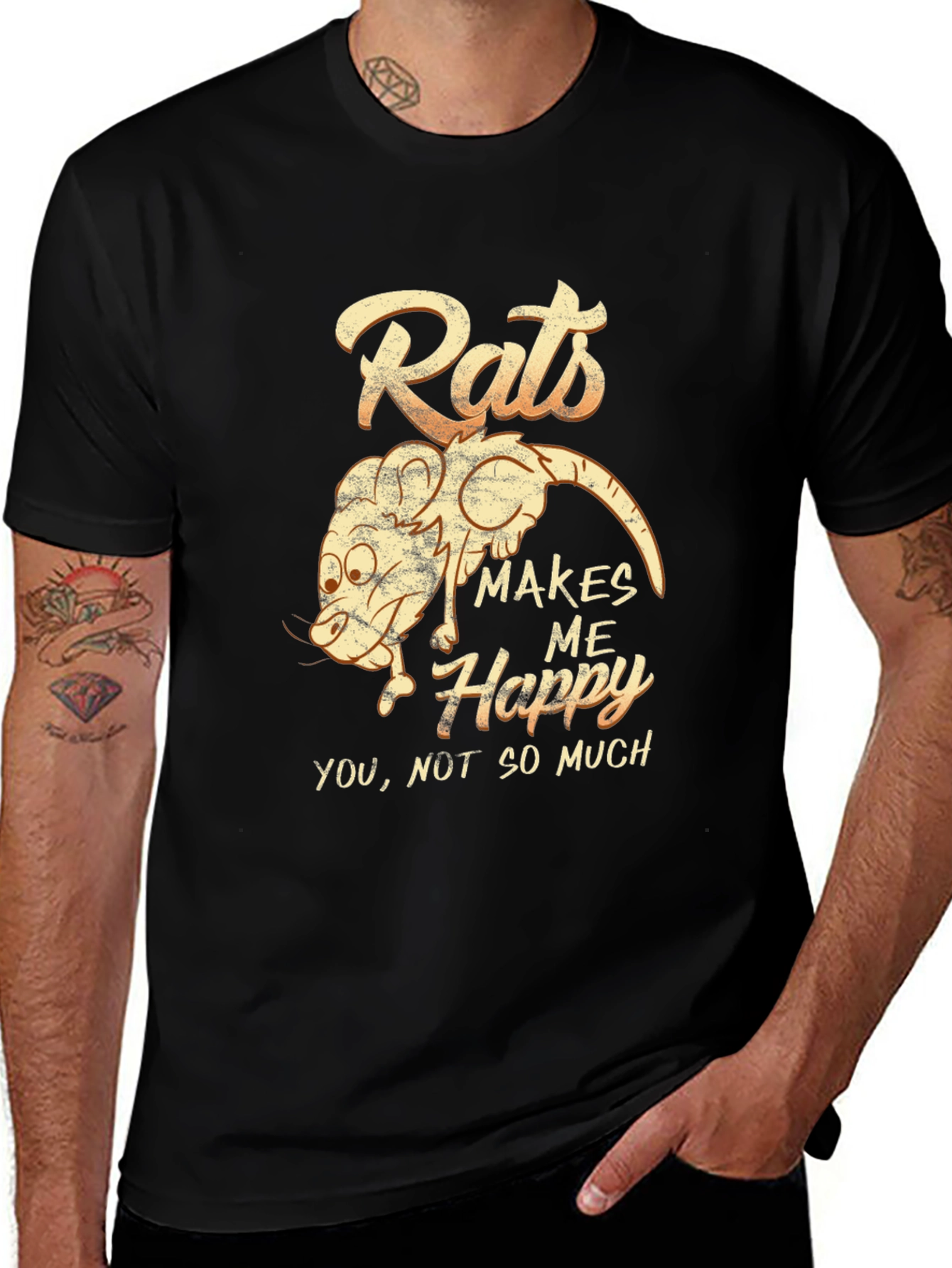 Rats Make Me Happy T-Shirt