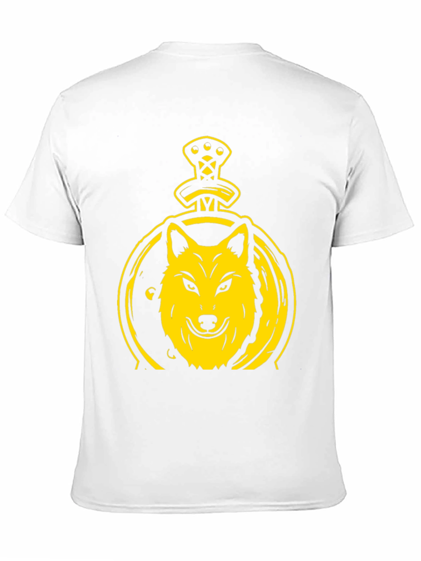 Wolf and Sword Graphic T-Shirt - Black