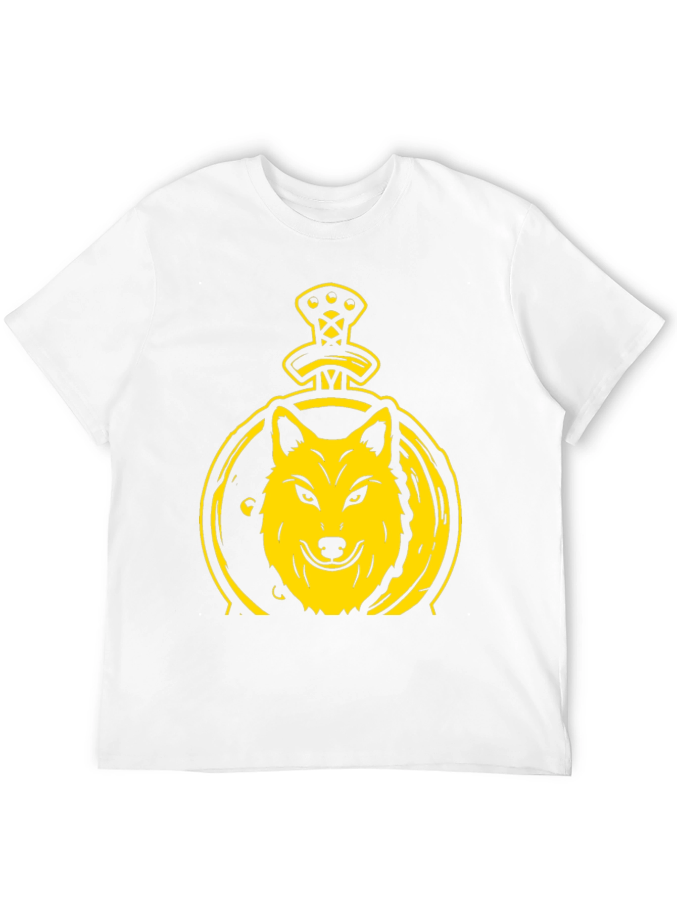 Wolf and Sword Graphic T-Shirt - Black