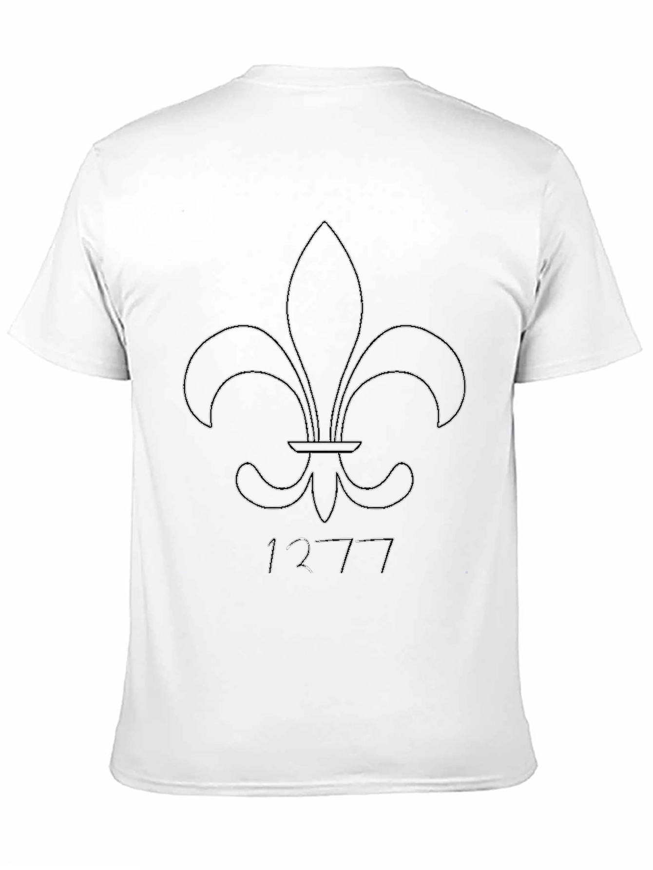 Fleur-de-Lis Black Graphic Tee