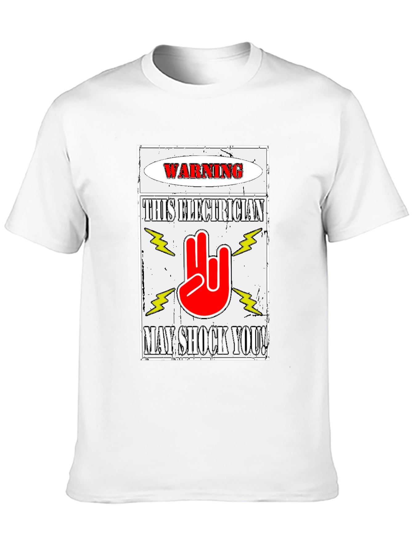 Electrician Warning T-Shirt - May Shock You