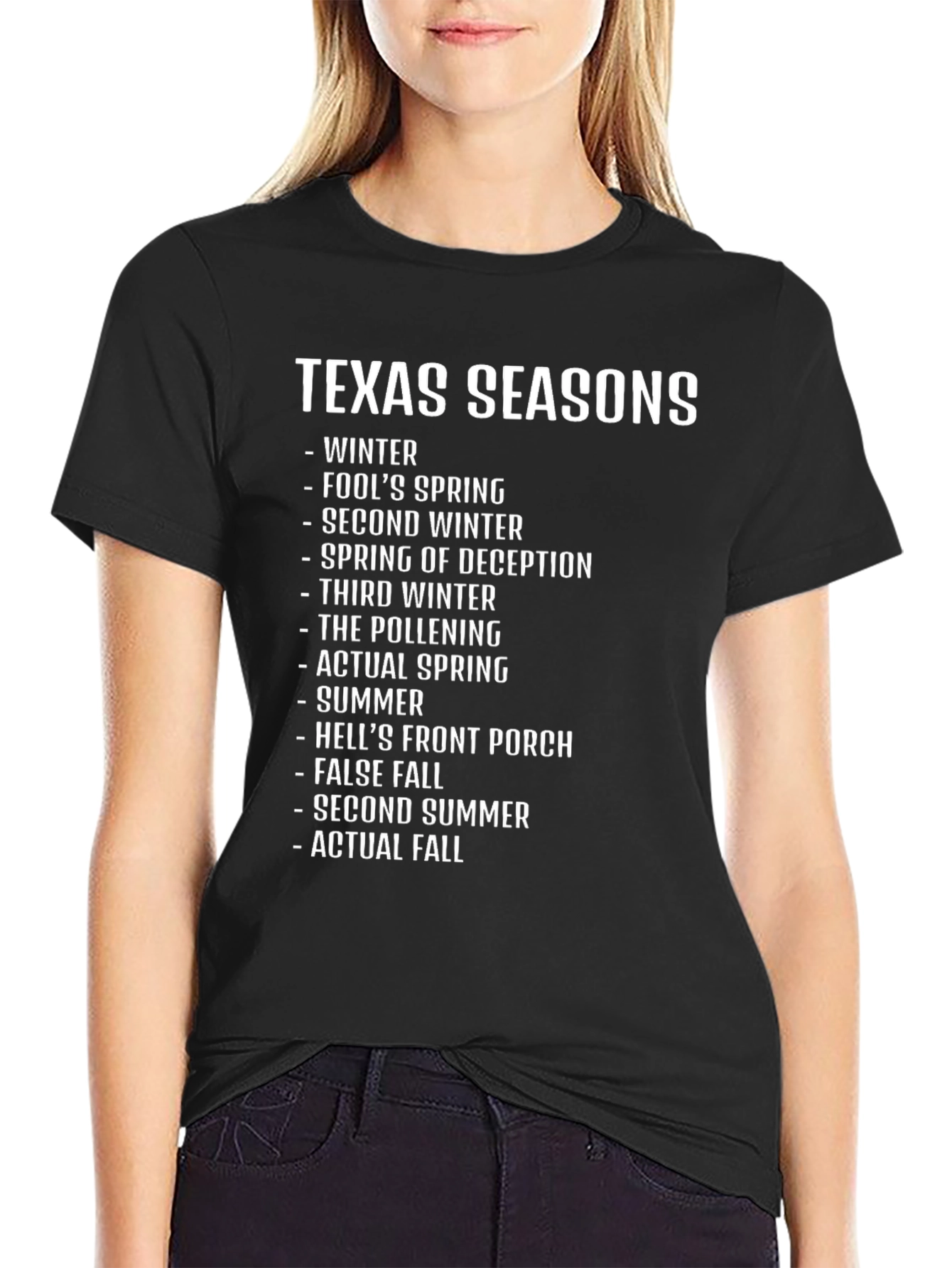 Texas Seasons Graphic T-Shirt