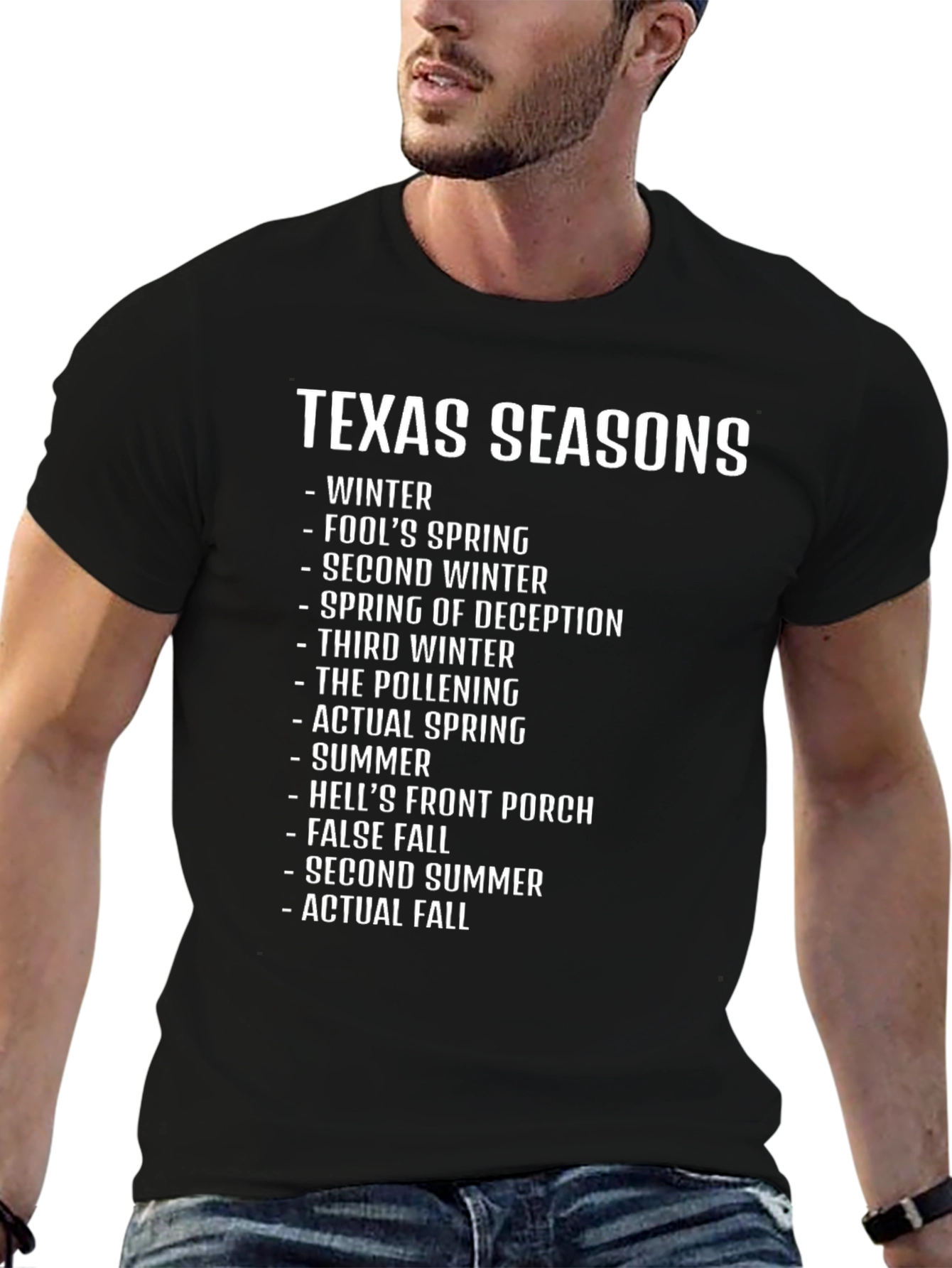 Texas Seasons Graphic T-Shirt