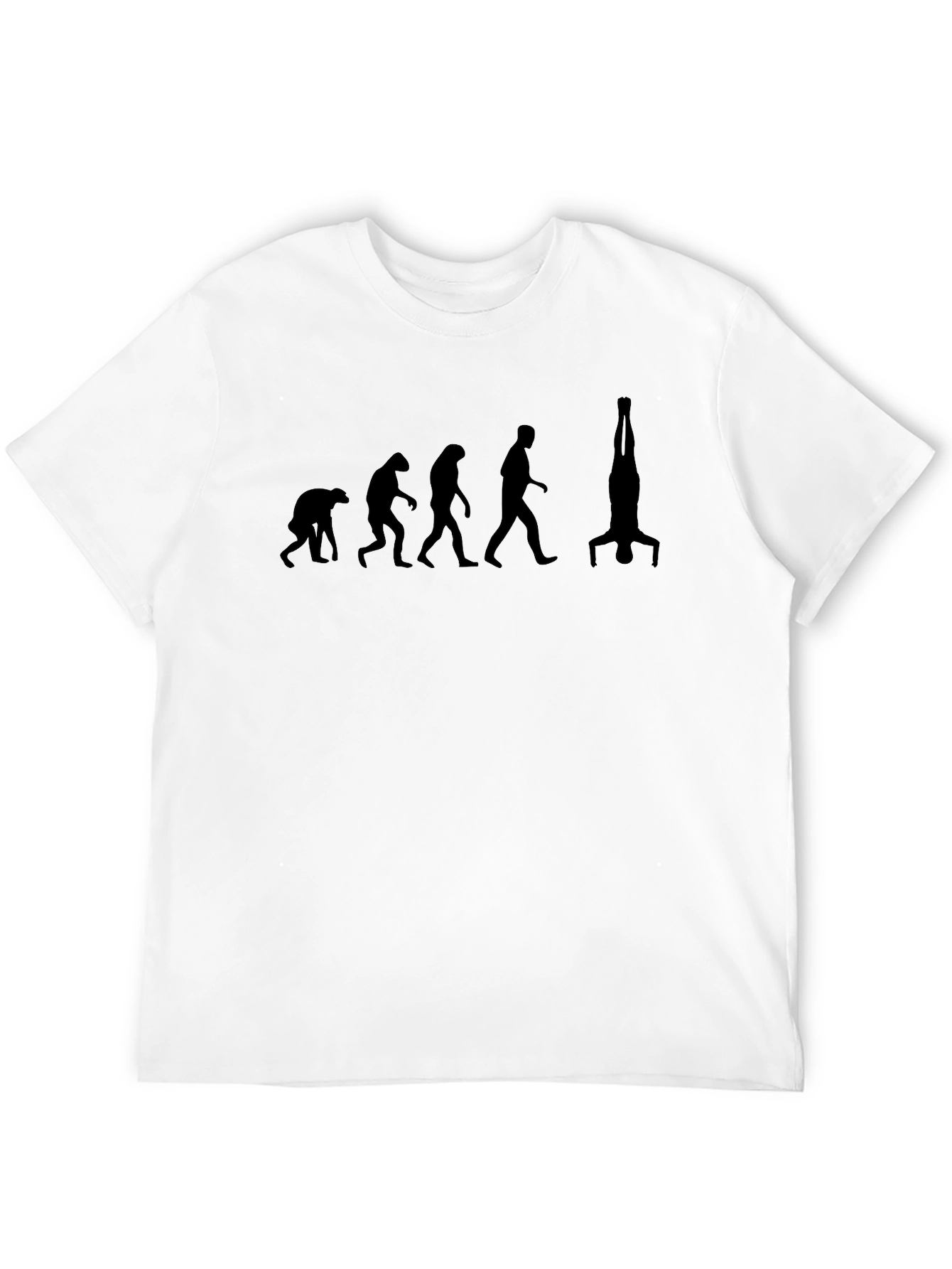 Evolution Headstand T-Shirt - Funny Yoga Gift
