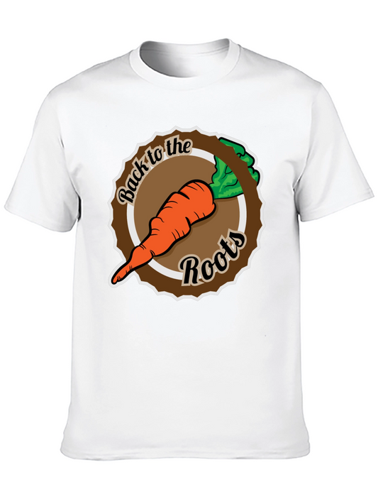 Back to the Roots Carrot Graphic Tee - Black