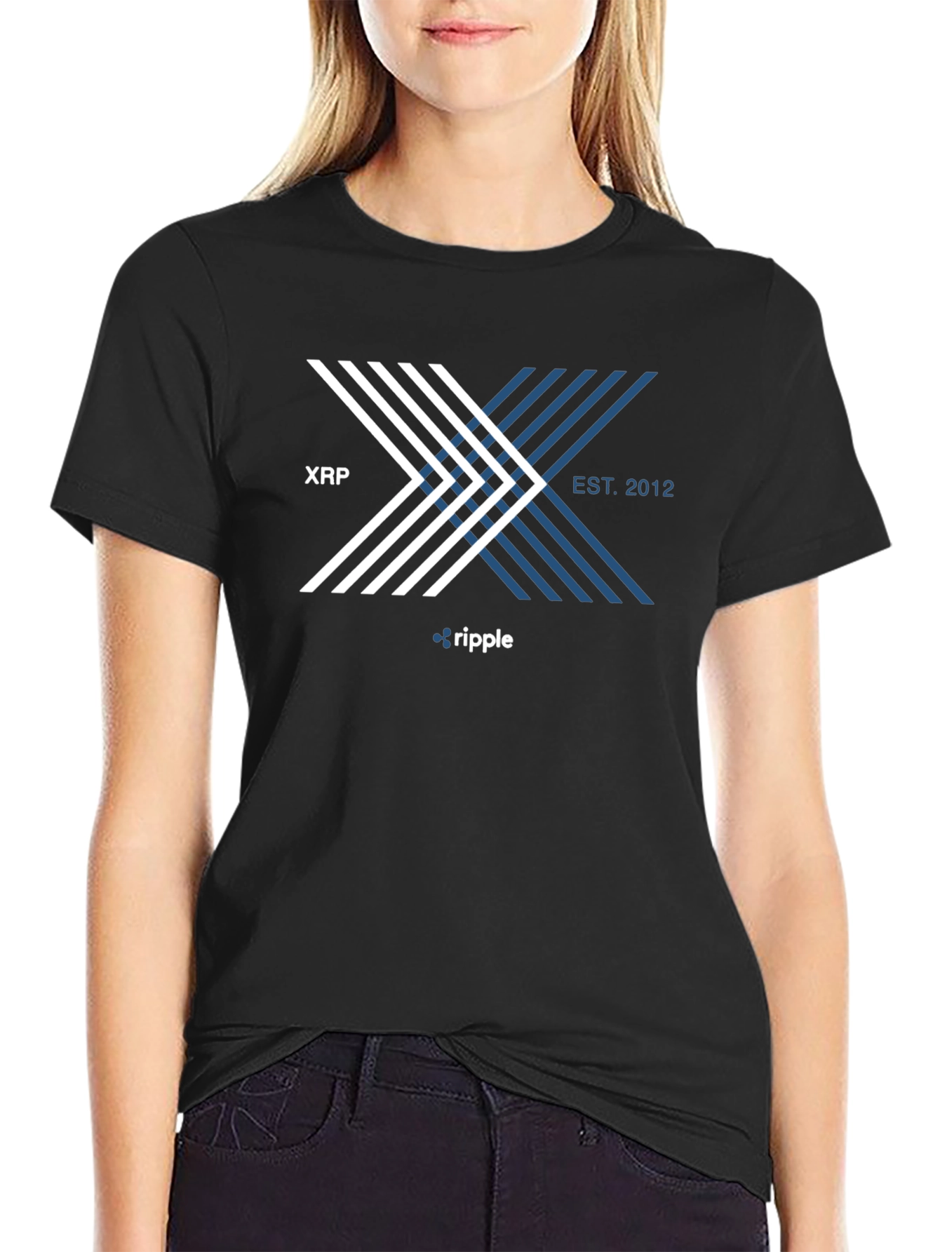 XRP Ripple Est. 2012 Black T-Shirt