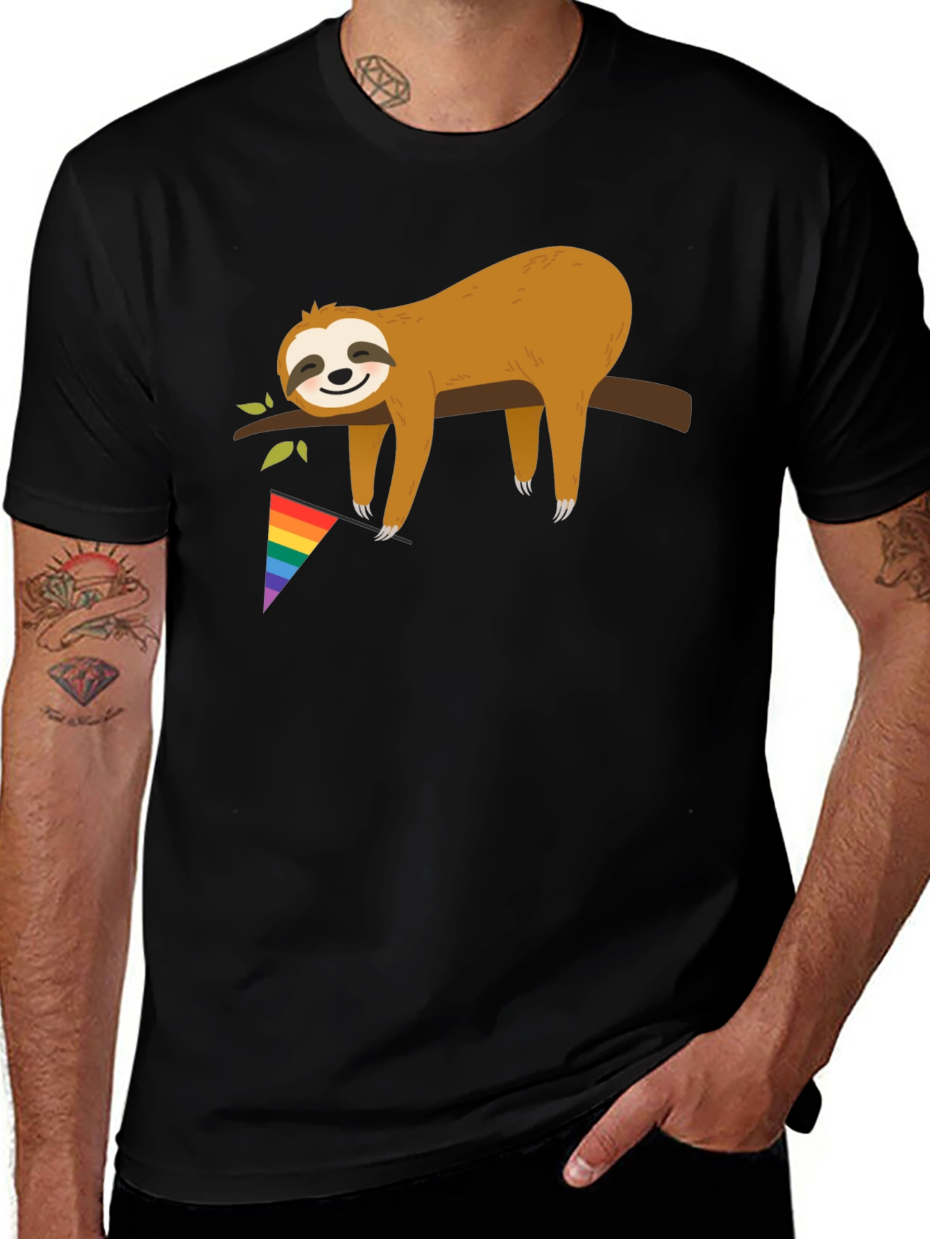 Sloth Pride T-Shirt - LGBT Support