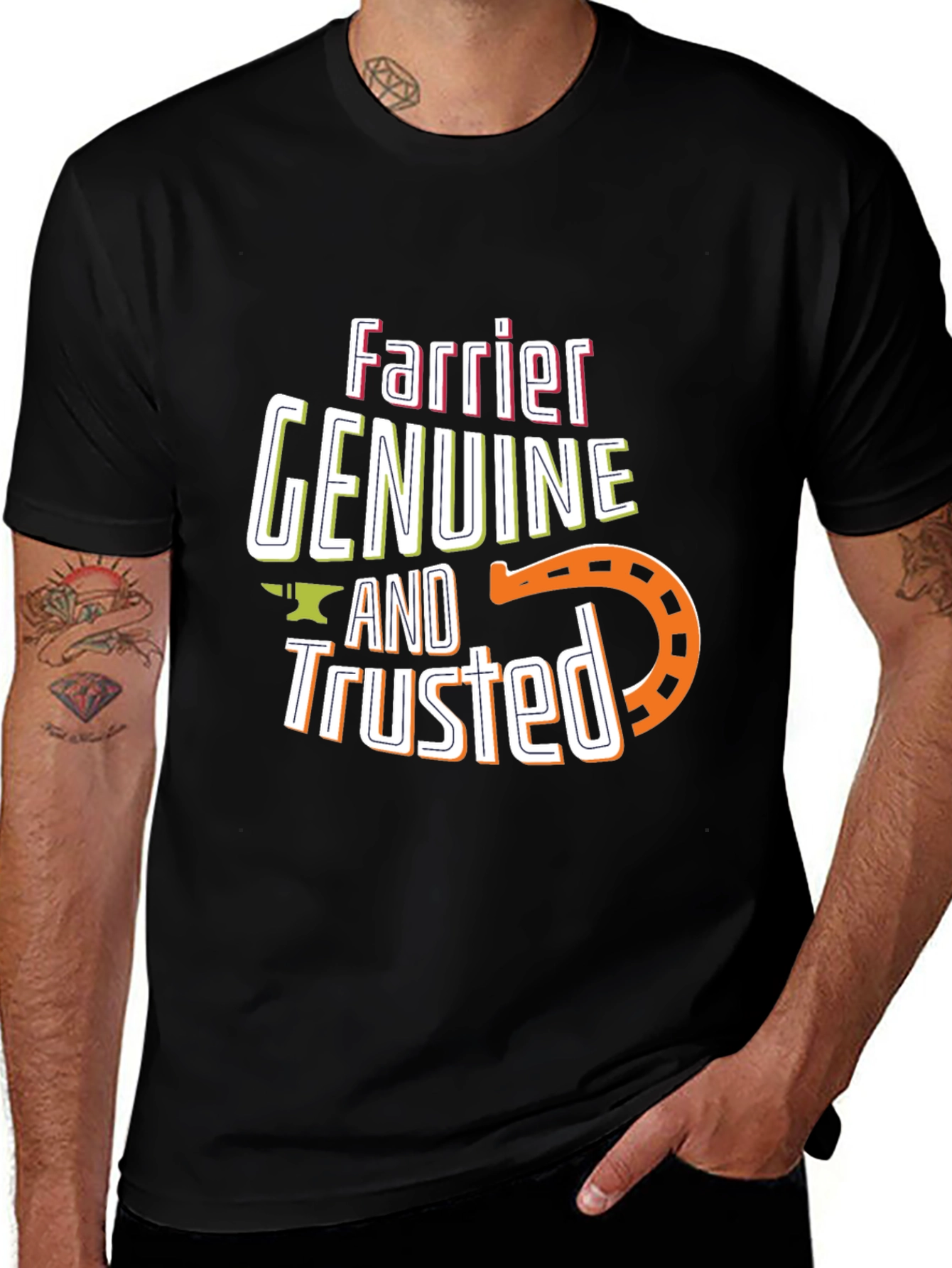 Farrier Genuine & Trusted Graphic Tee
