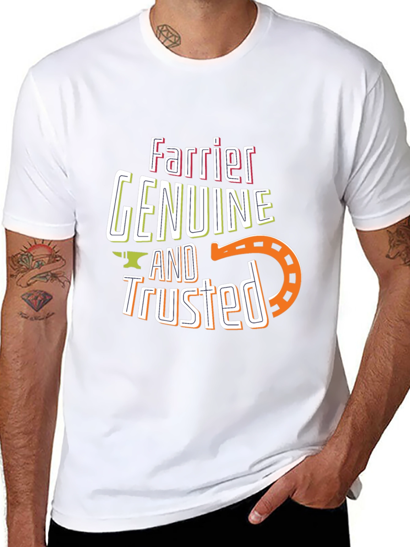 Farrier Genuine & Trusted Graphic Tee