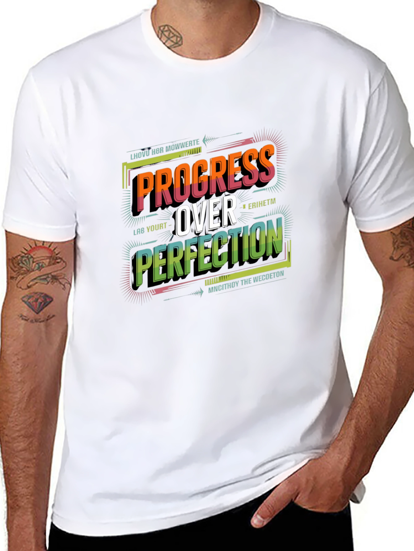 Progress Over Perfection Graphic T-Shirt