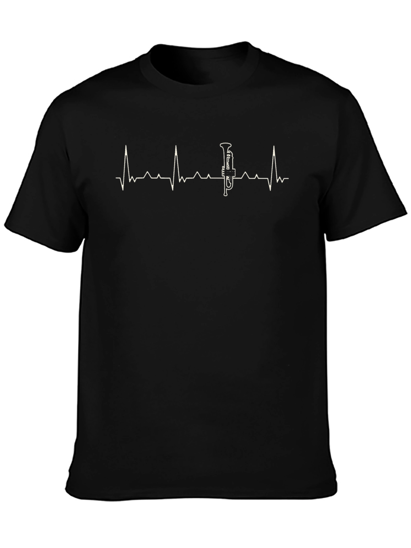 Trumpet Heartbeat T-Shirt - Musicians Delight!