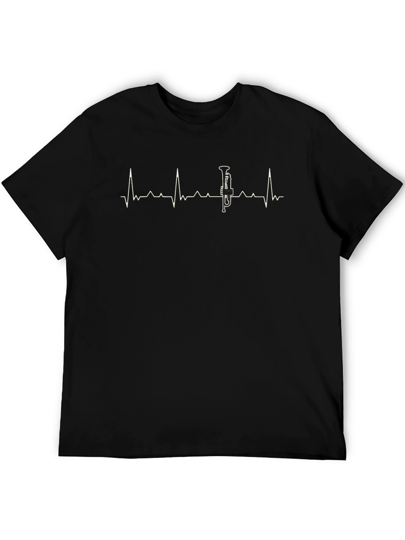 Trumpet Heartbeat T-Shirt - Musicians Delight!