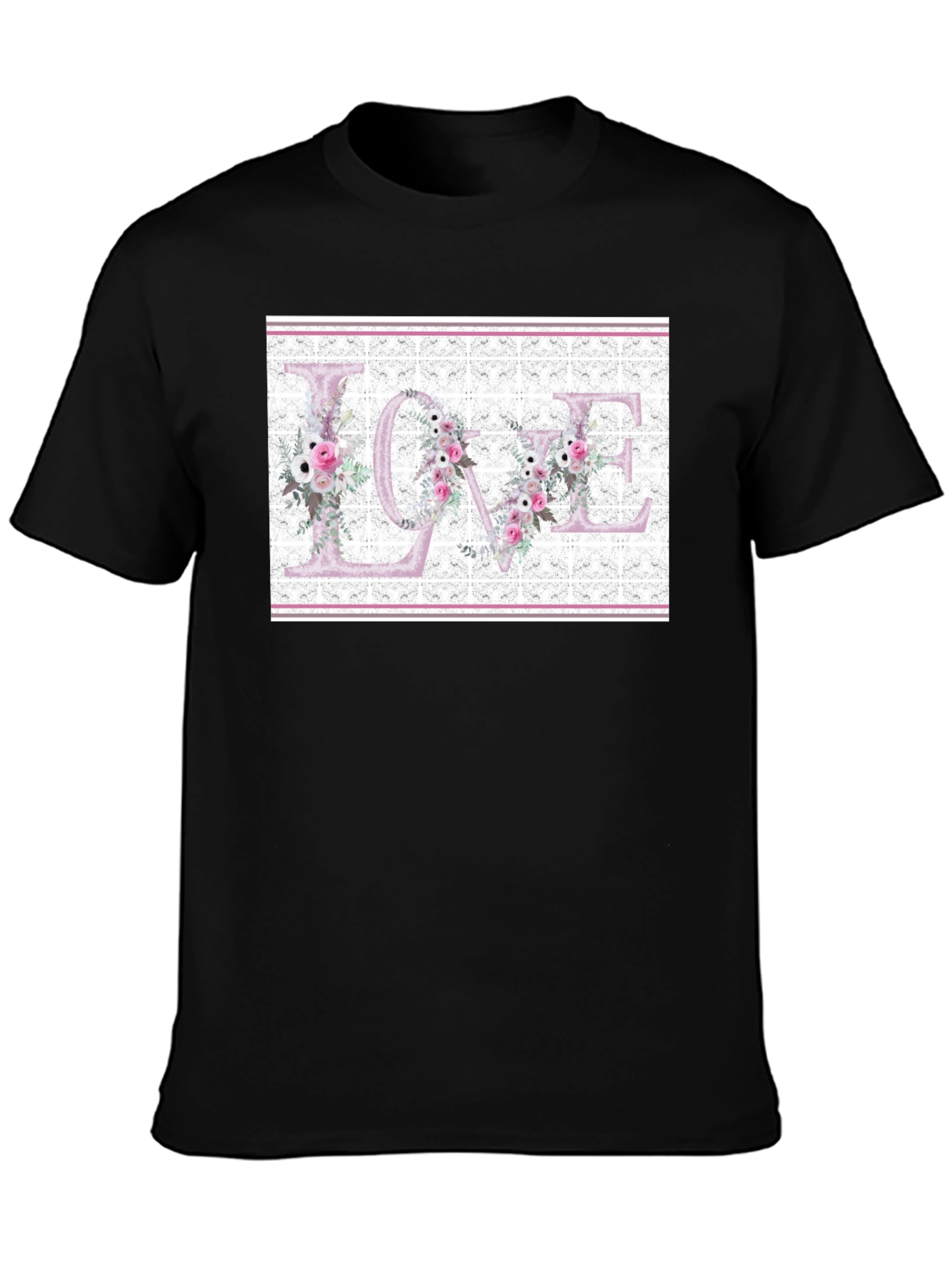Floral LOVE Graphic T-Shirt