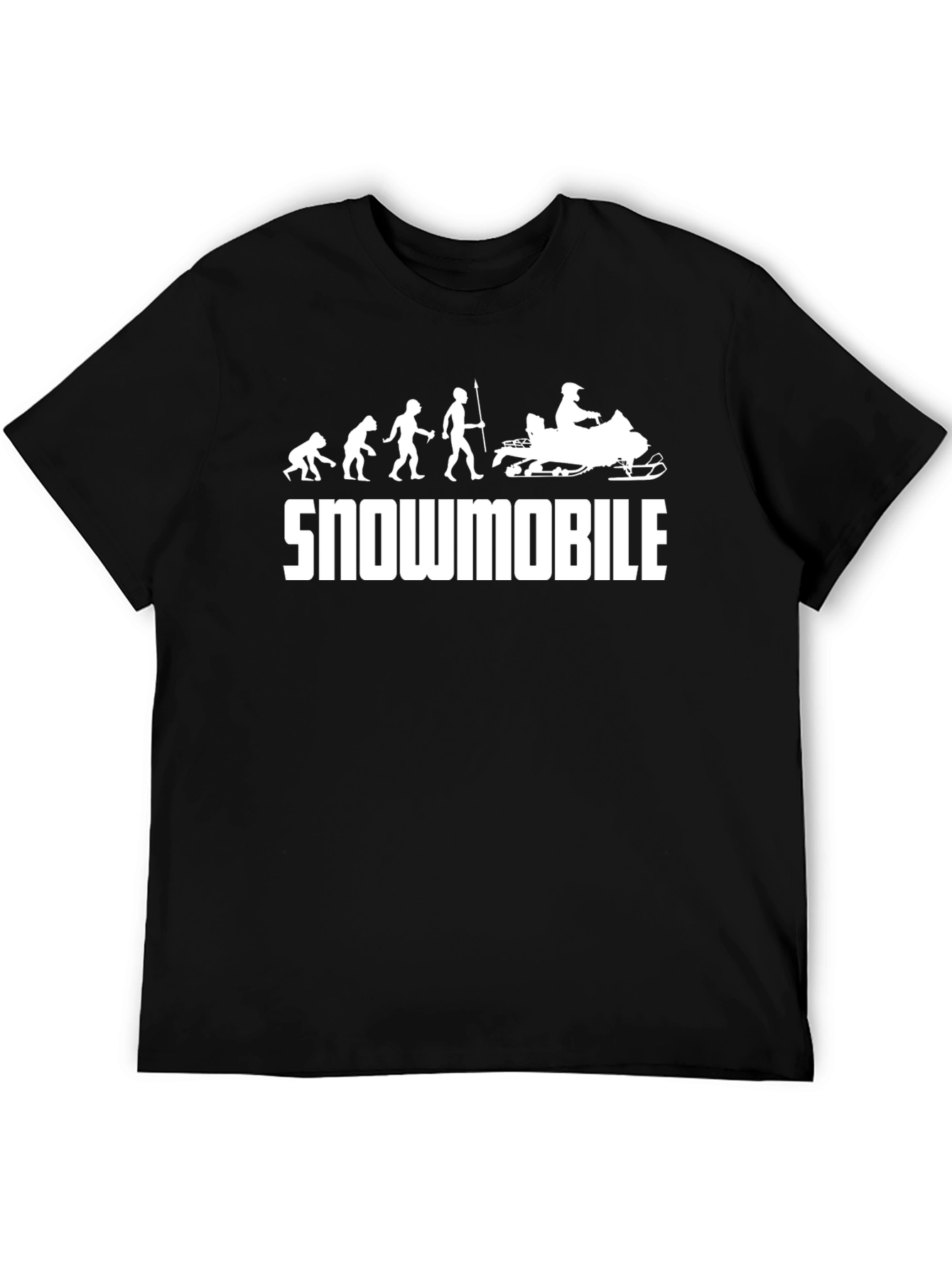 Snowmobile Evolution Graphic T-Shirt