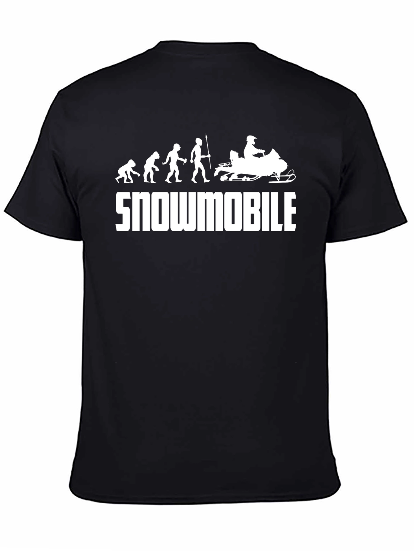 Snowmobile Evolution Graphic T-Shirt