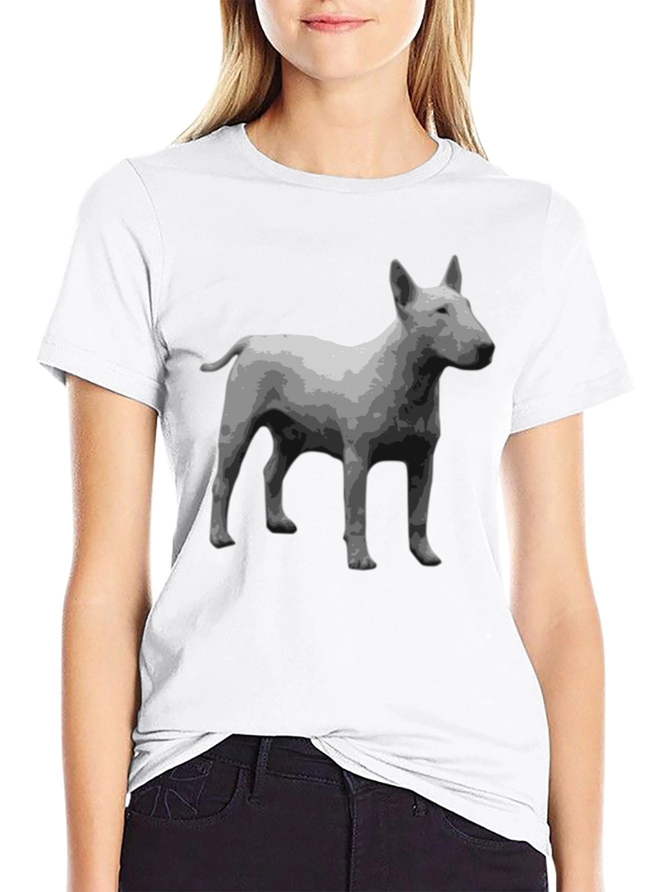 Cool Dog Graphic Tee - Black