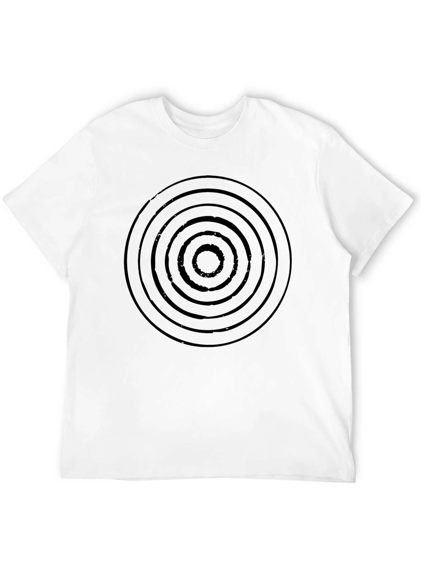 Target Circle Graphic Tee - Black Casual Shirt