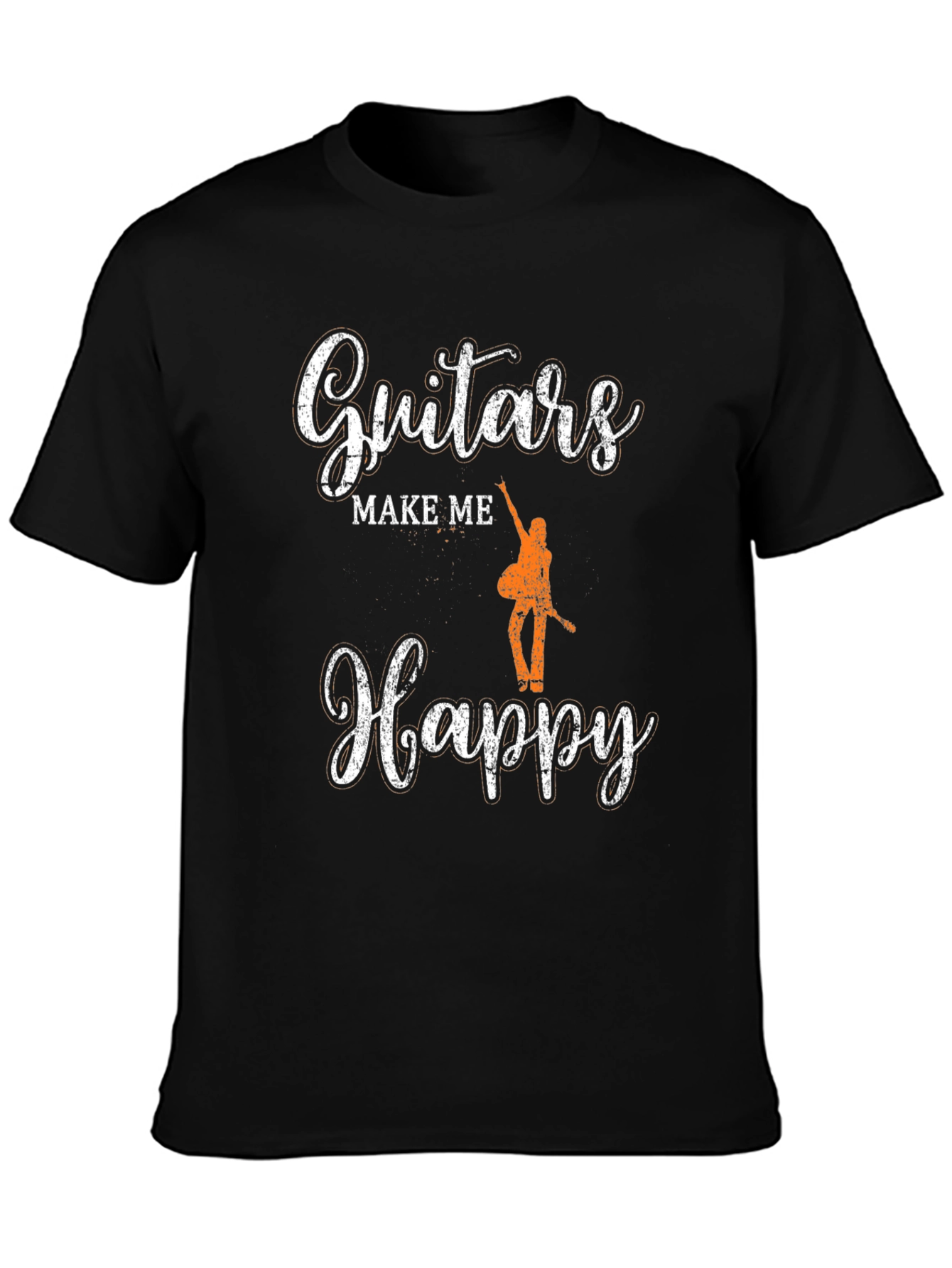 Guitars Make Me Happy Graphic T-Shirt
