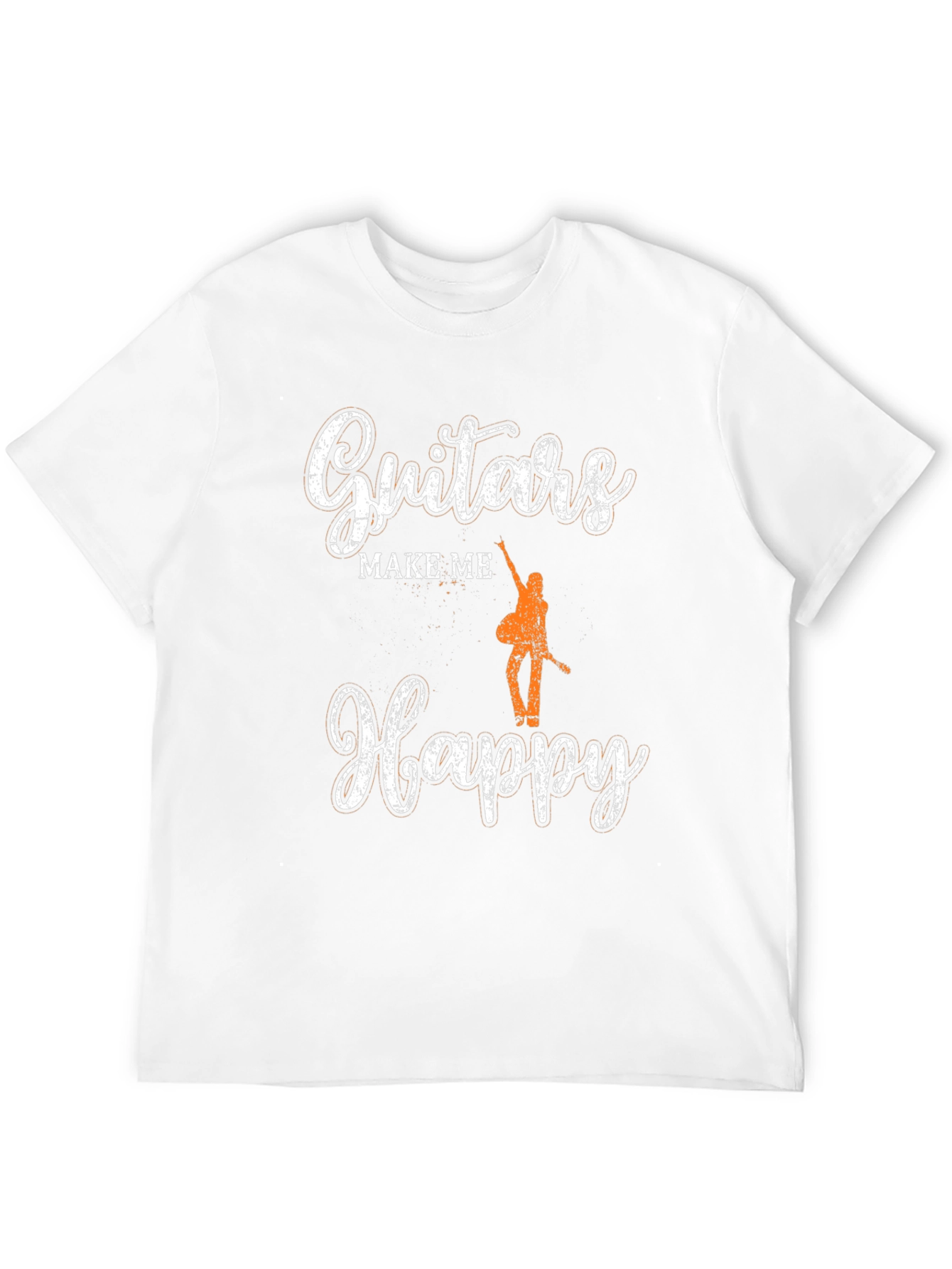 Guitars Make Me Happy Graphic T-Shirt