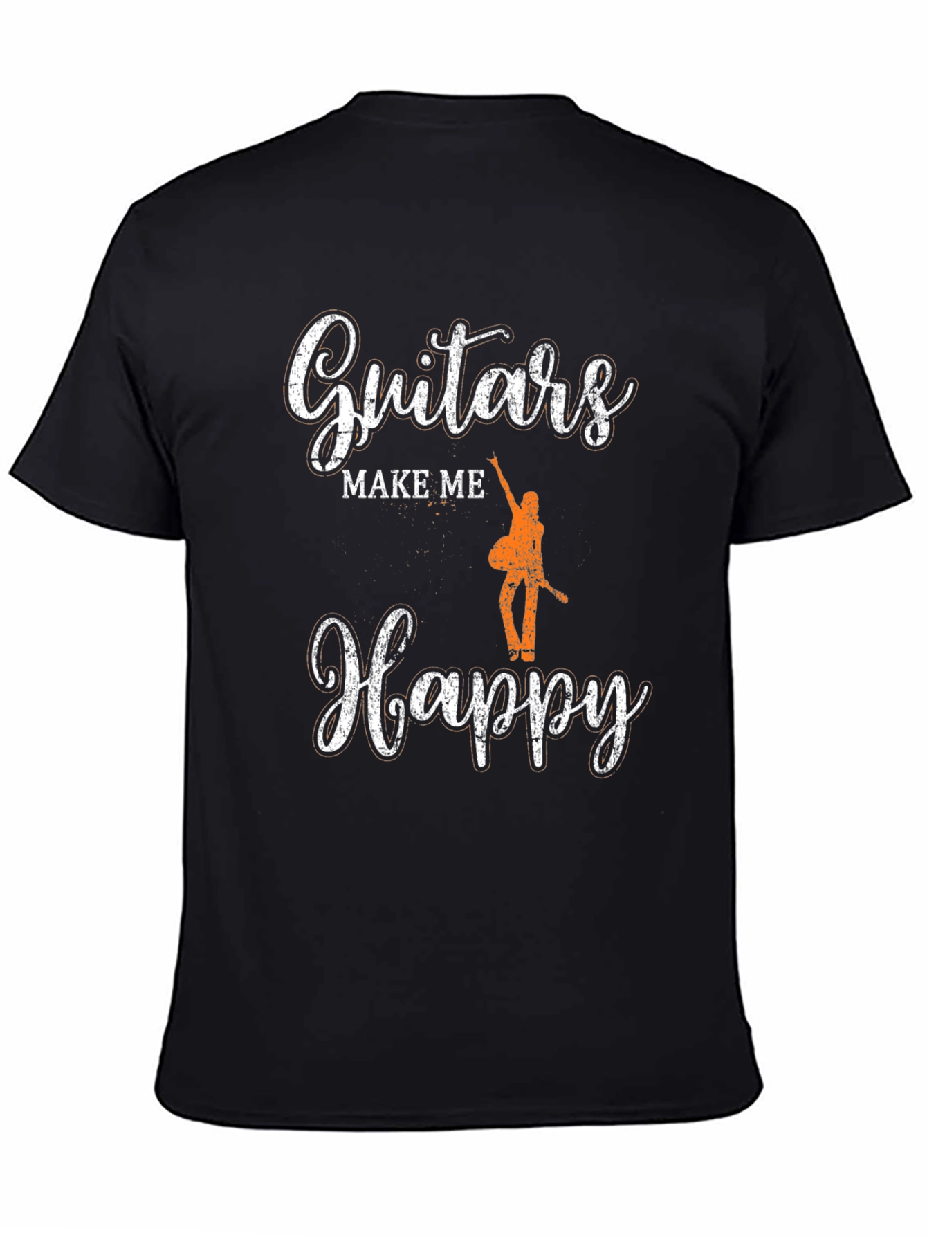 Guitars Make Me Happy Graphic T-Shirt