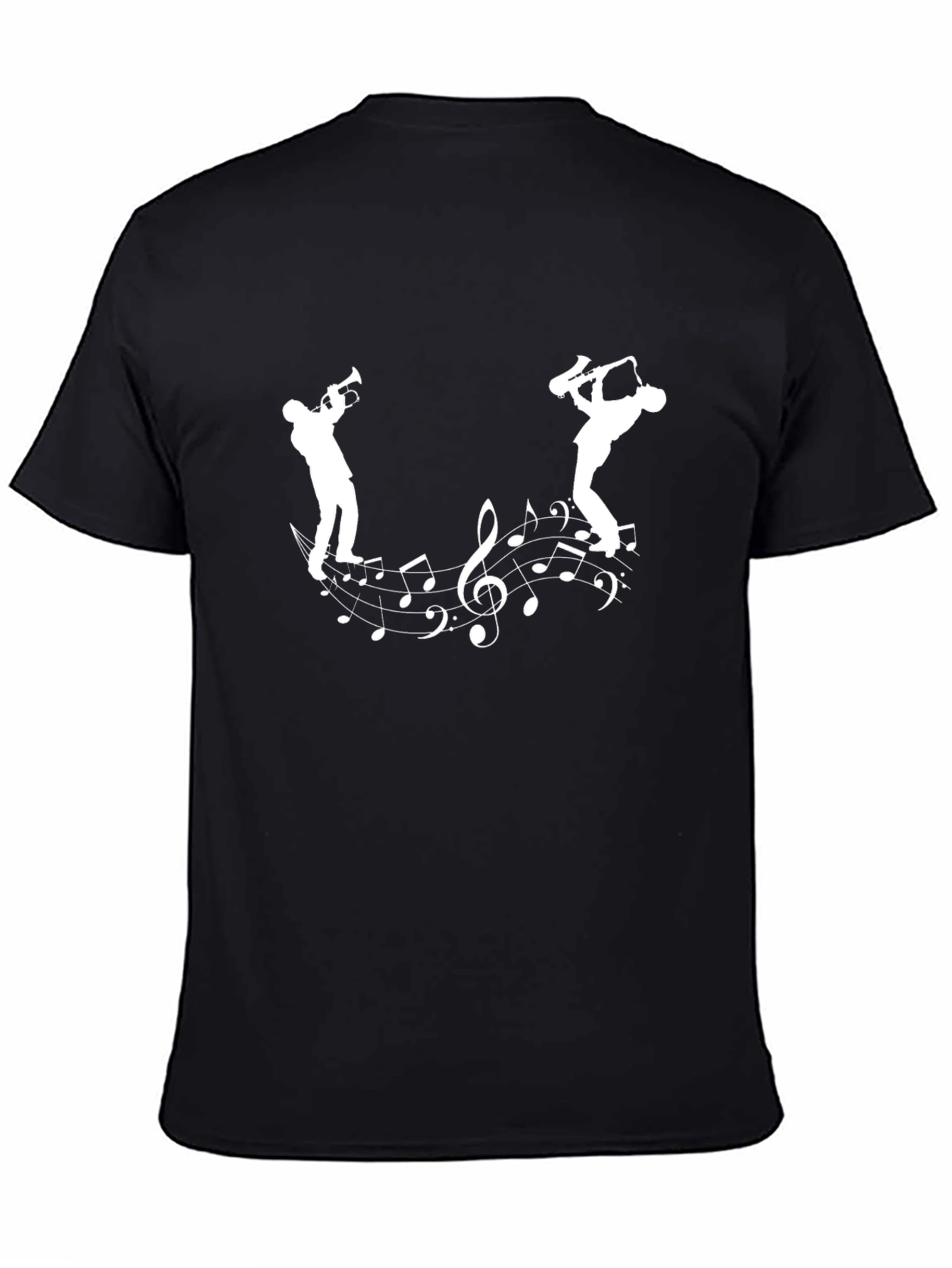 Musical Note T-Shirt Saxophone Player Graphic