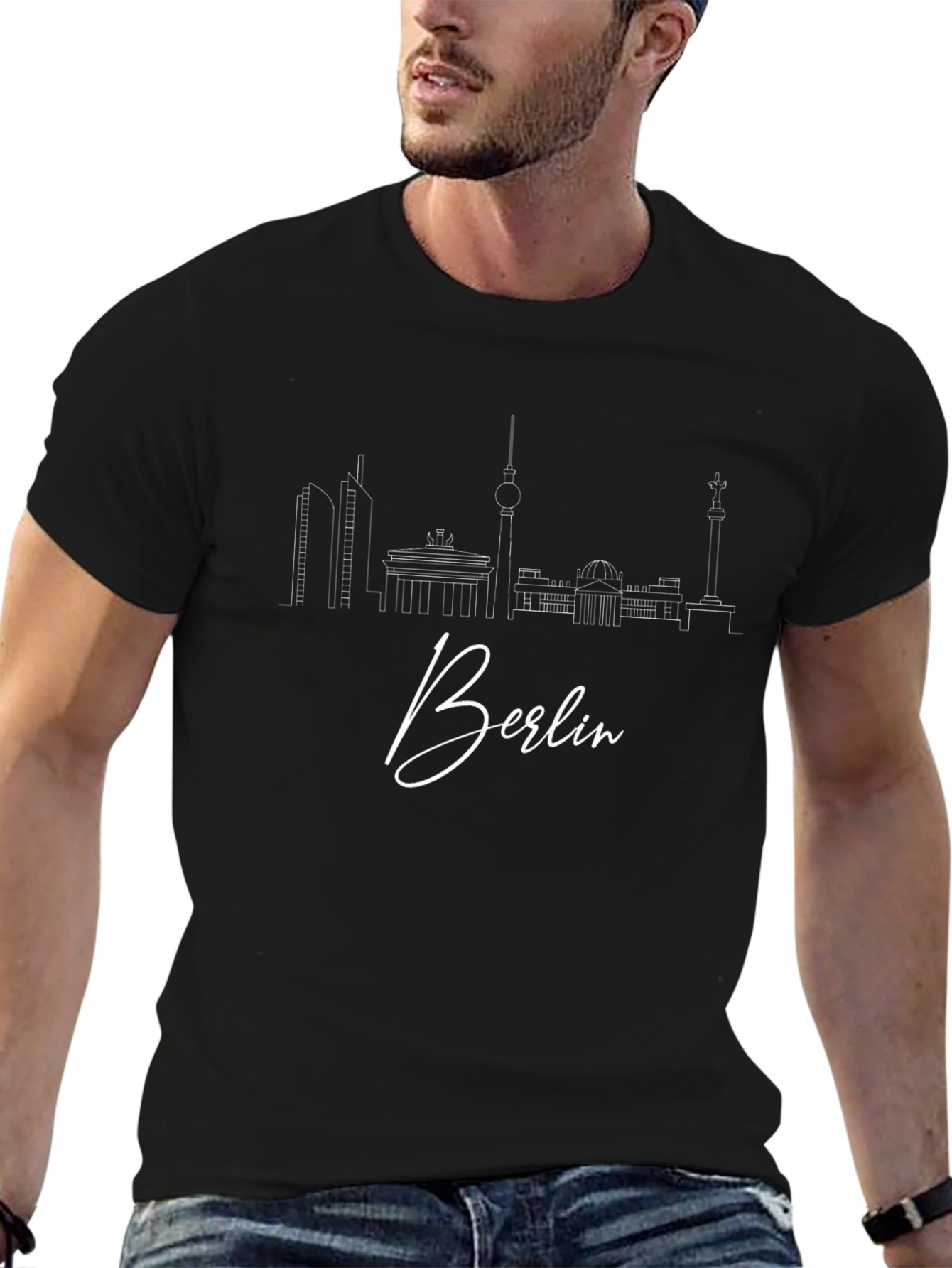 Berlin Skyline T-Shirt - Cityscape Graphic Tee