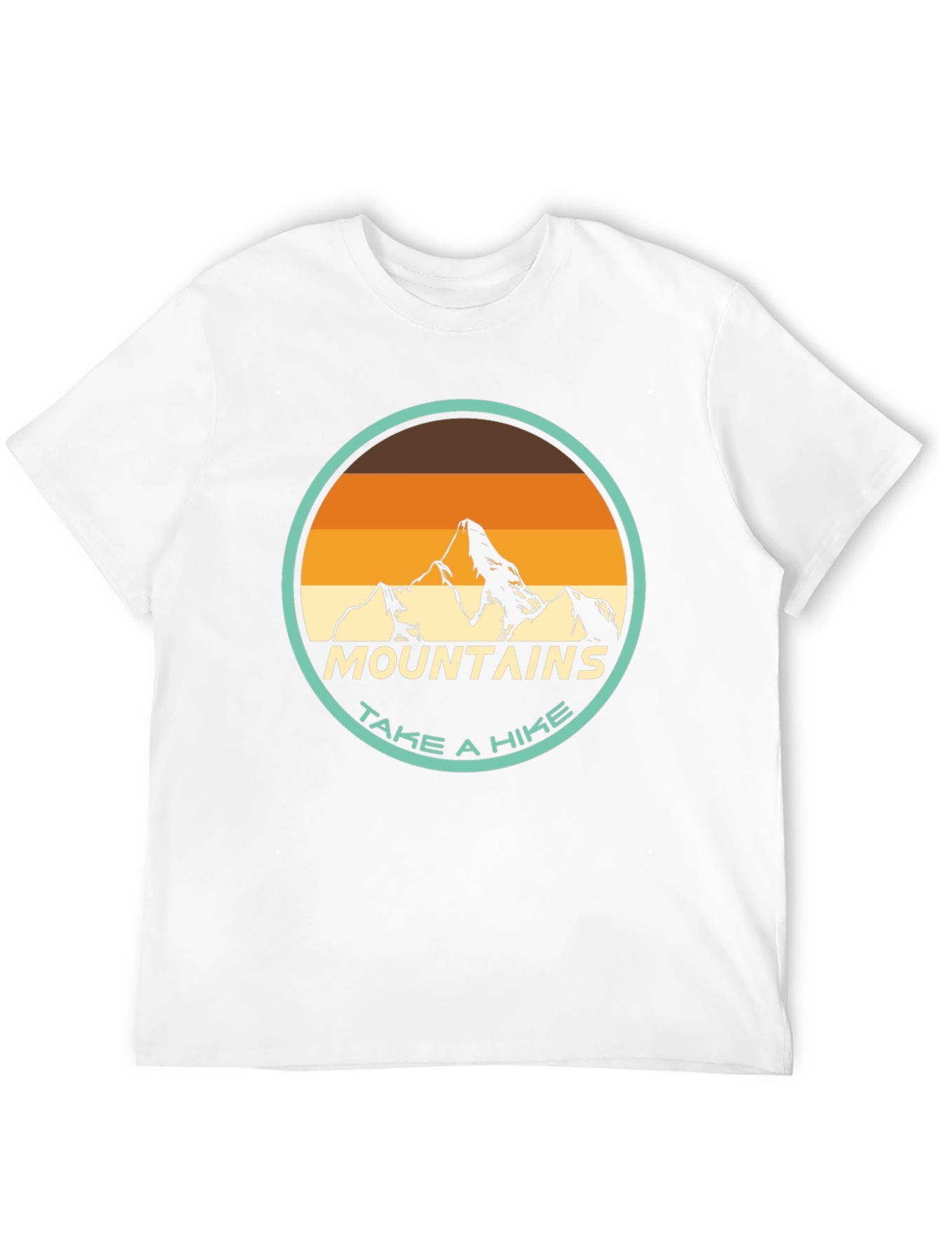 Mountains Take a Hike Black Graphic Tee