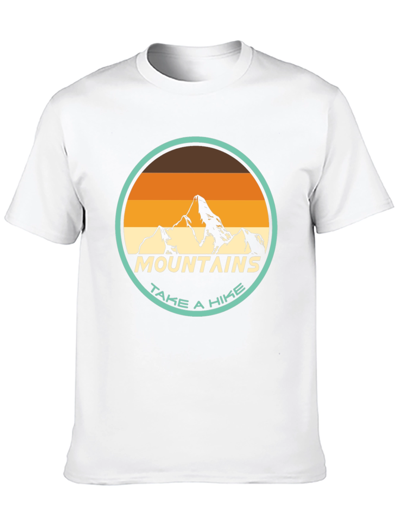 Mountains Take a Hike Black Graphic Tee