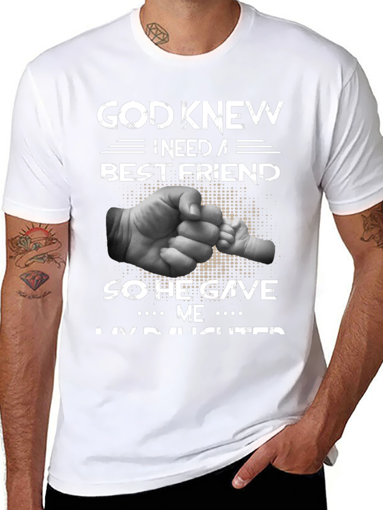 God Knew Best Friend Daughter Graphic Tee