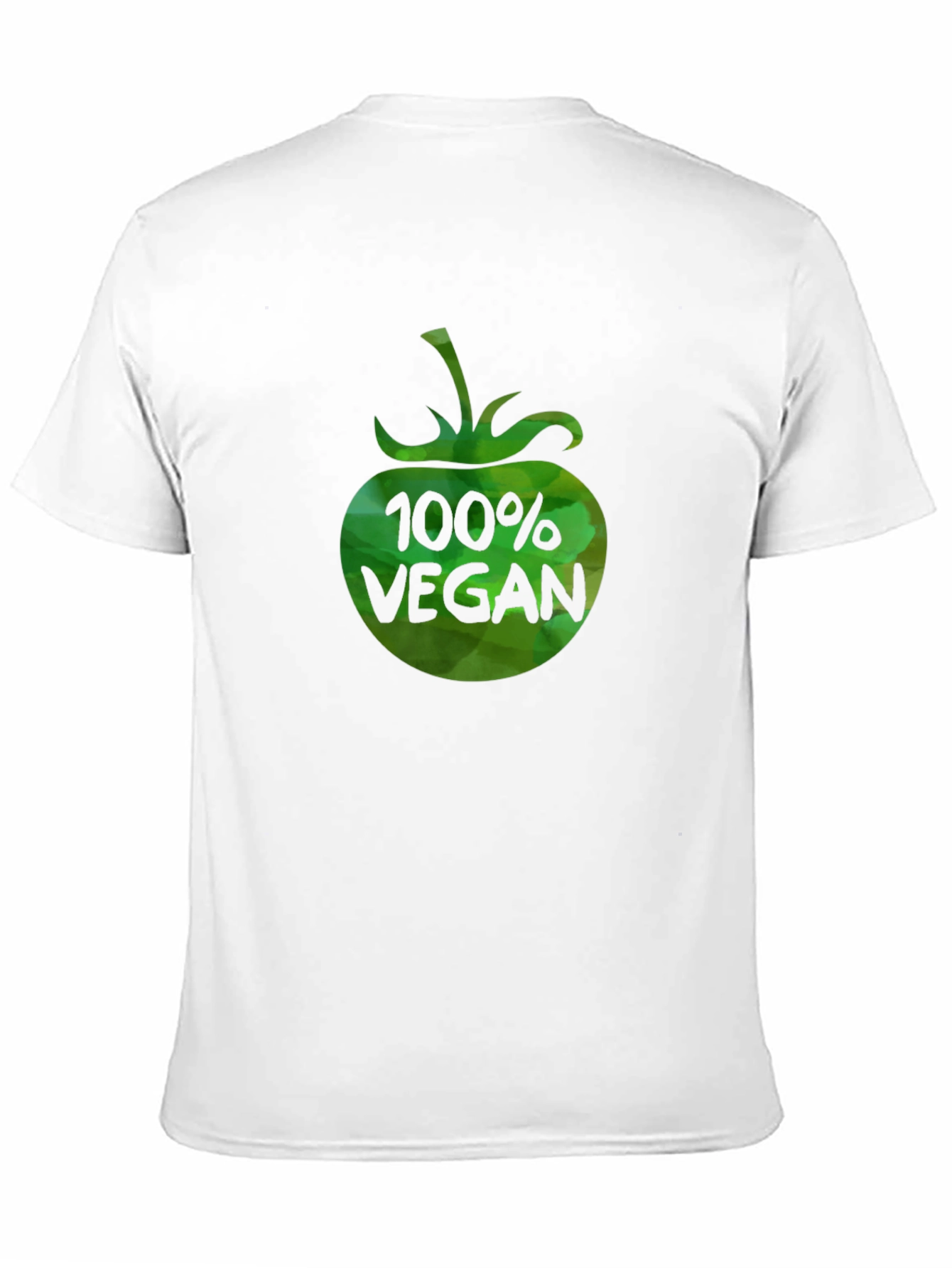 100% Vegan Graphic T-Shirt - Black