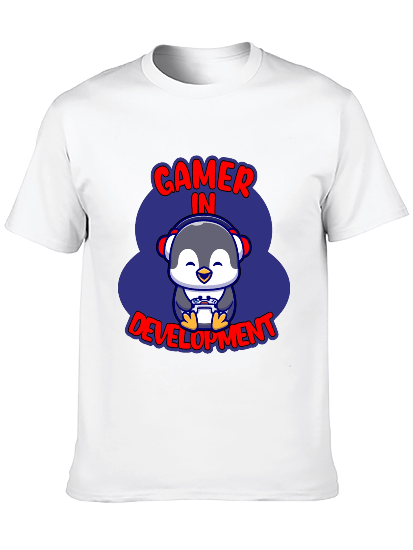 Gamer in Development Penguin T-Shirt