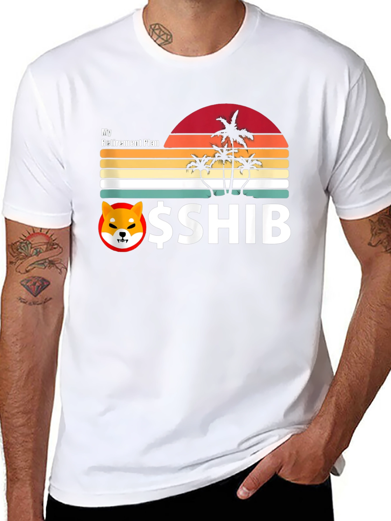 My Retirement Plan SHIB Black Tee