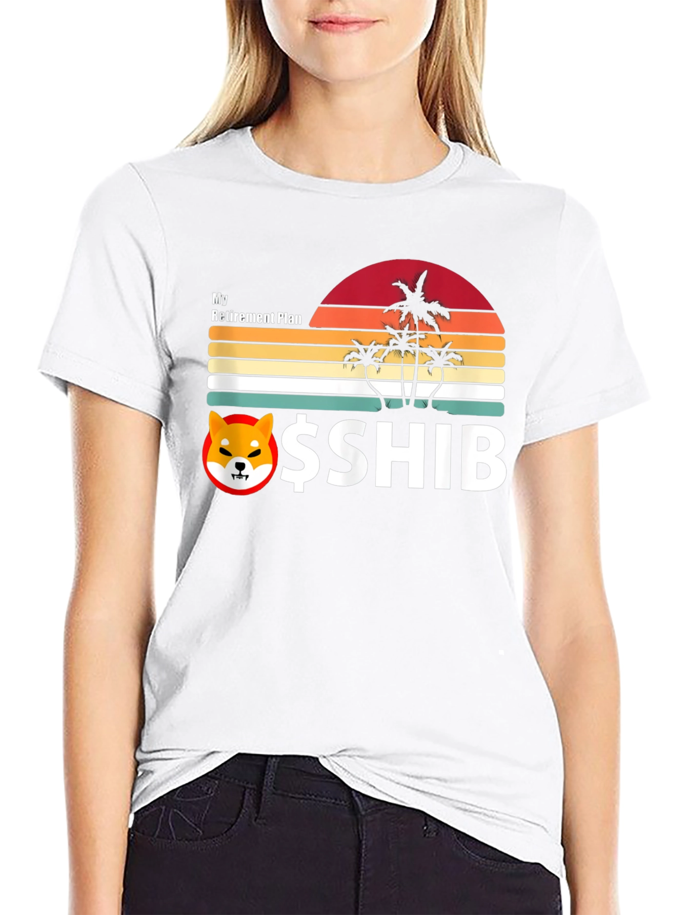 My Retirement Plan SHIB Black Tee