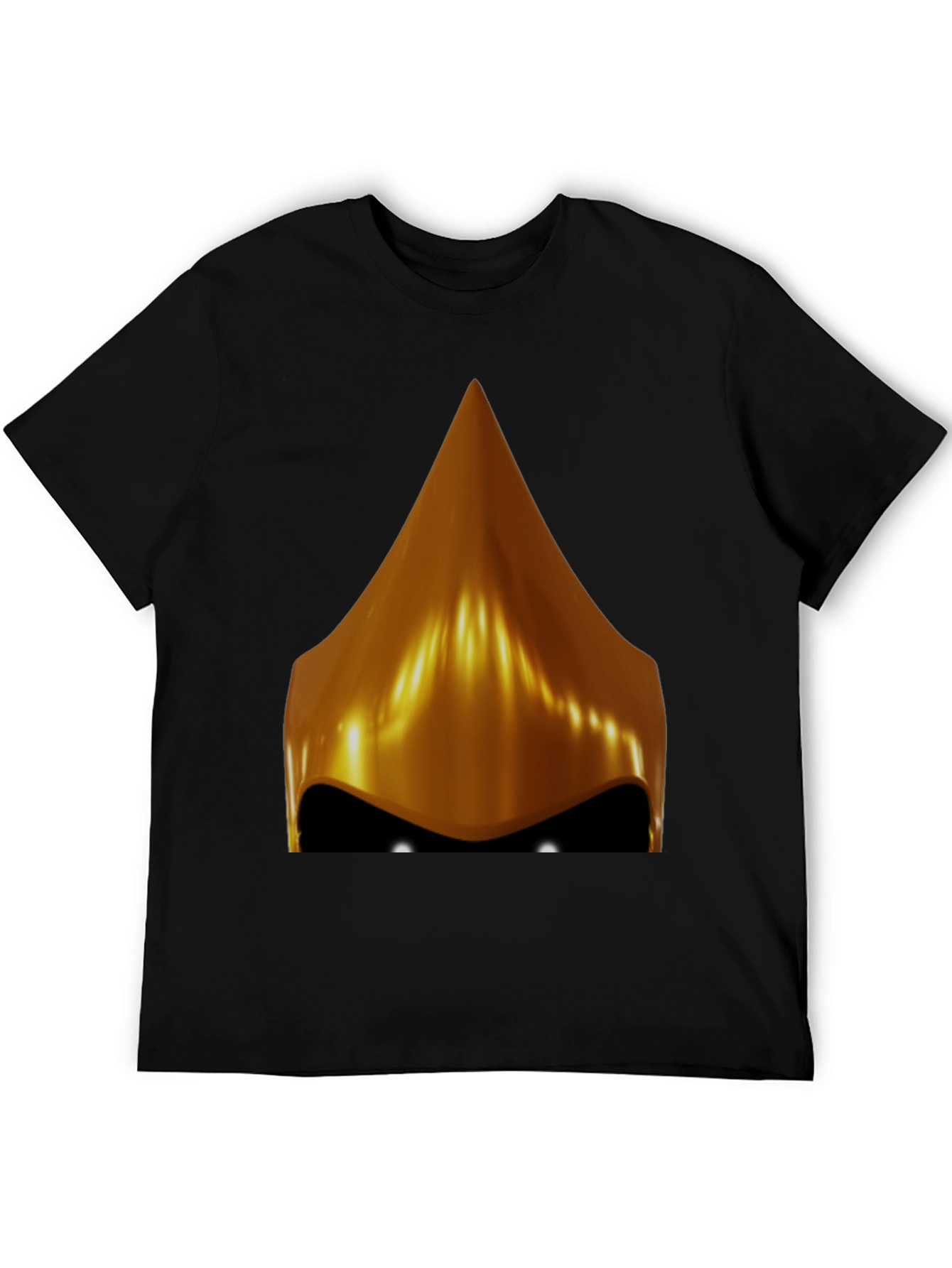 Golden Helmet Graphic Tee - Mens Black T-Shirt