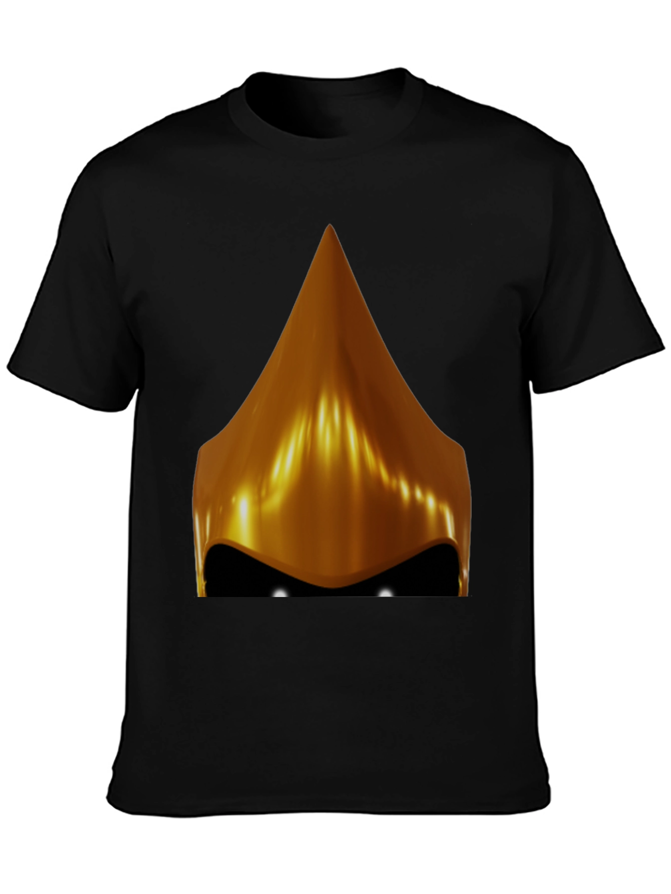 Golden Helmet Graphic Tee - Mens Black T-Shirt