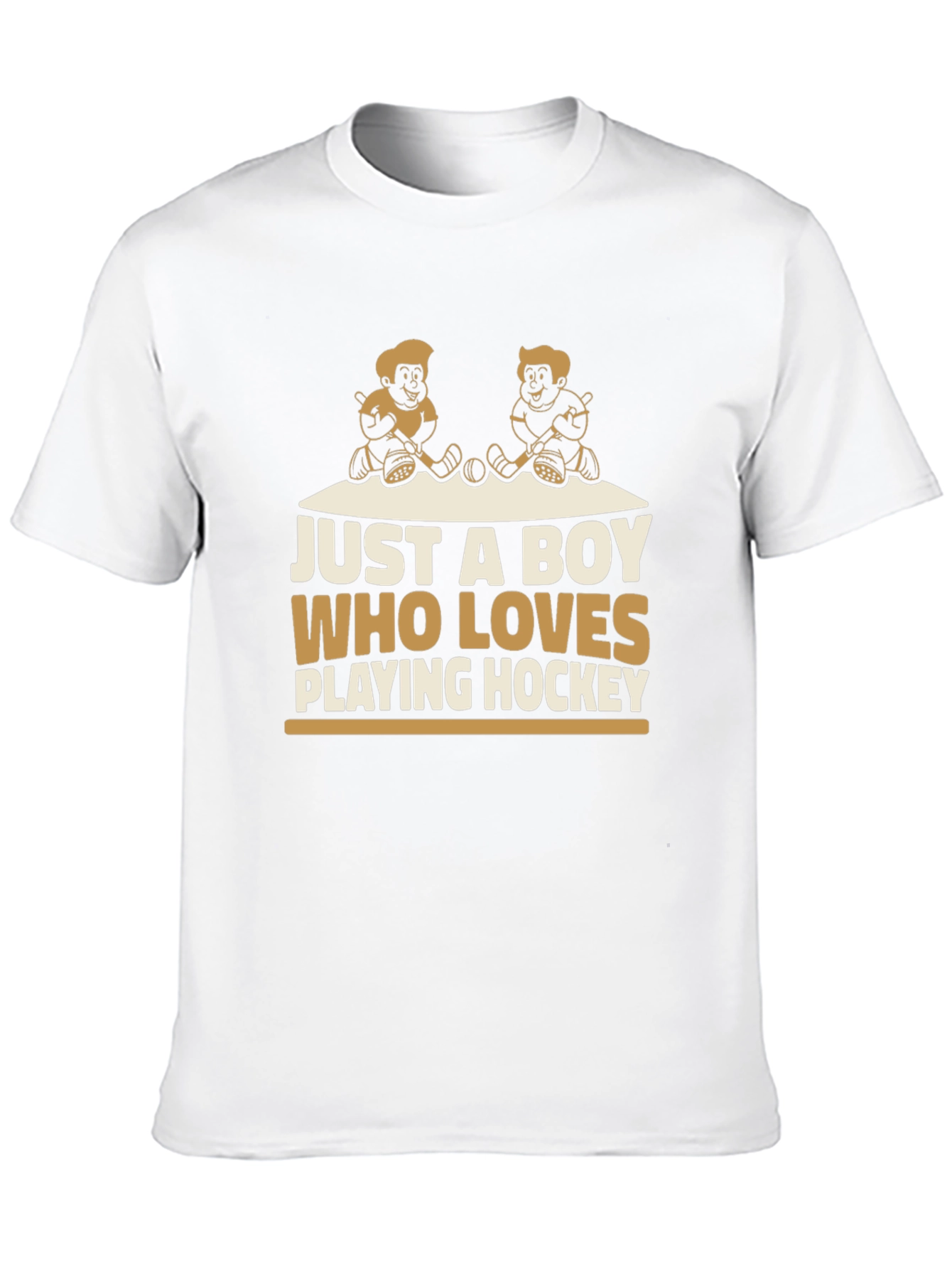 Just a Boy Who Loves Playing Hockey T-Shirt