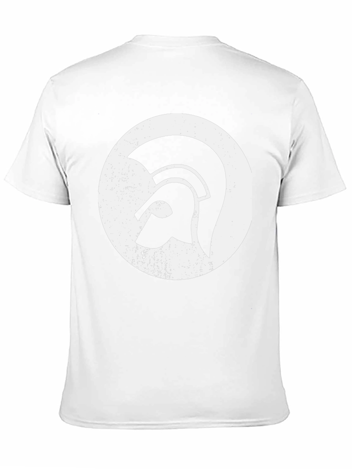 Spartan Helmet Graphic Tee - Black Cotton Blend