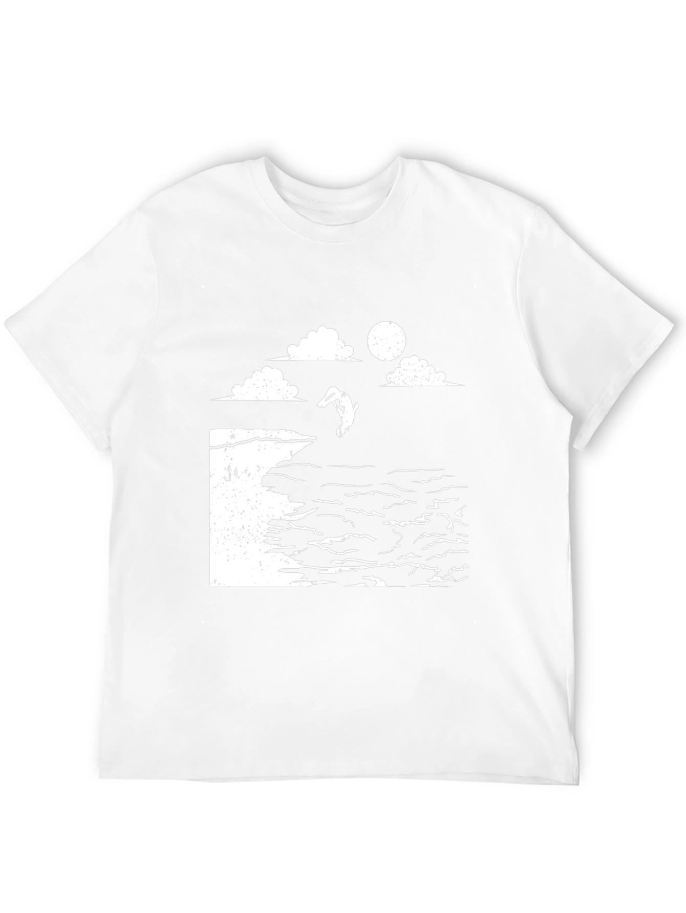 Cliff Diver Graphic T-Shirt - Black