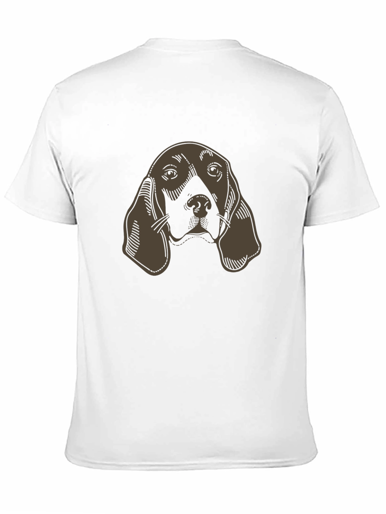 Hound Dog Graphic Tee - Unisex Black T-Shirt