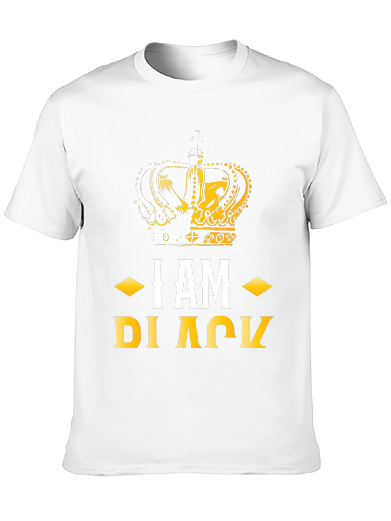 I AM BLACK Crown Graphic Tee