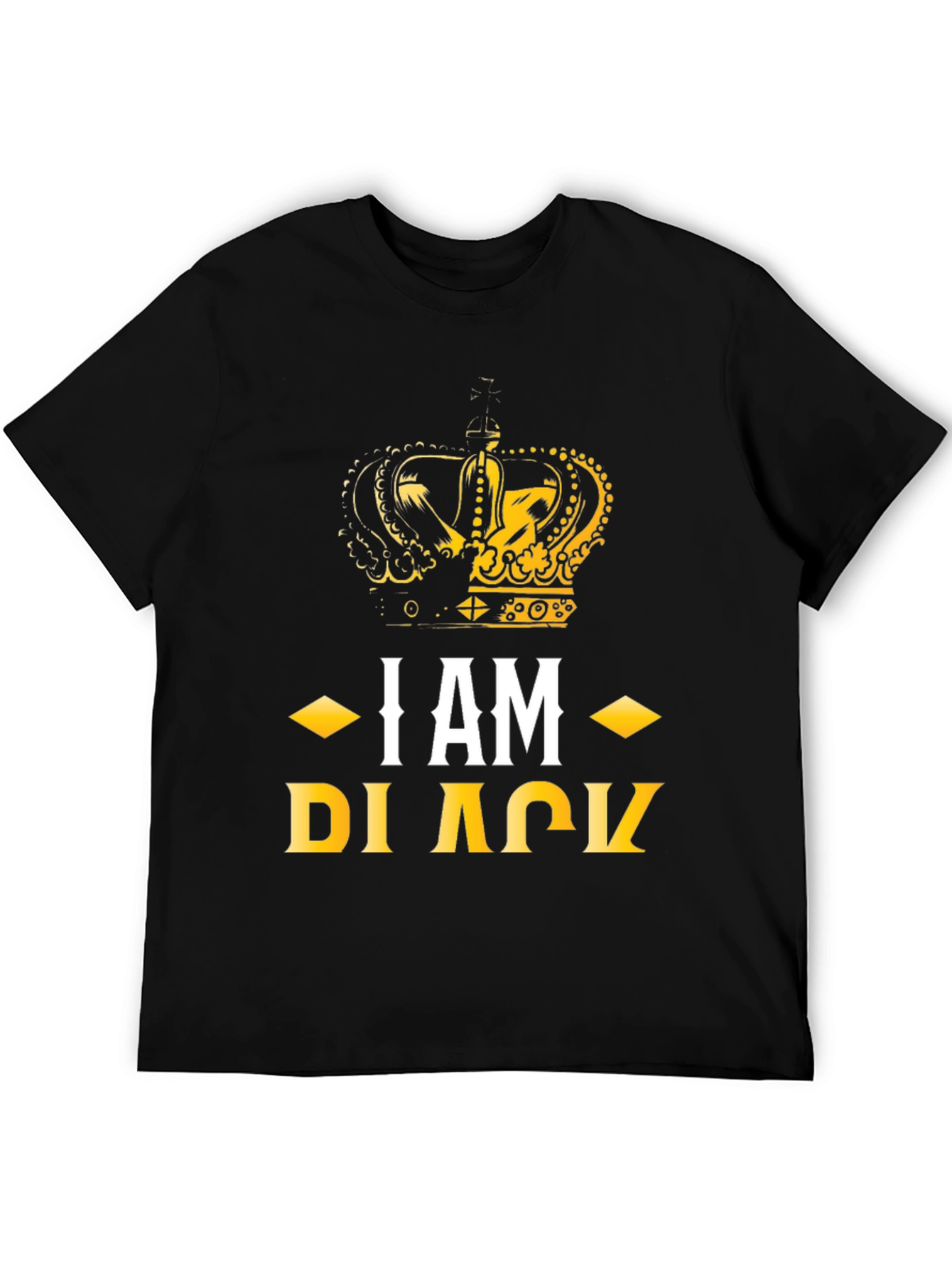 I AM BLACK Crown Graphic Tee