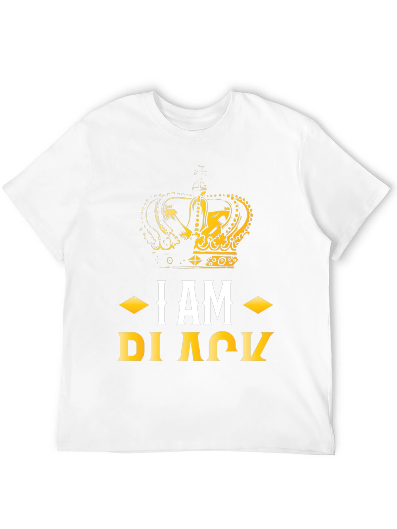 I AM BLACK Crown Graphic Tee
