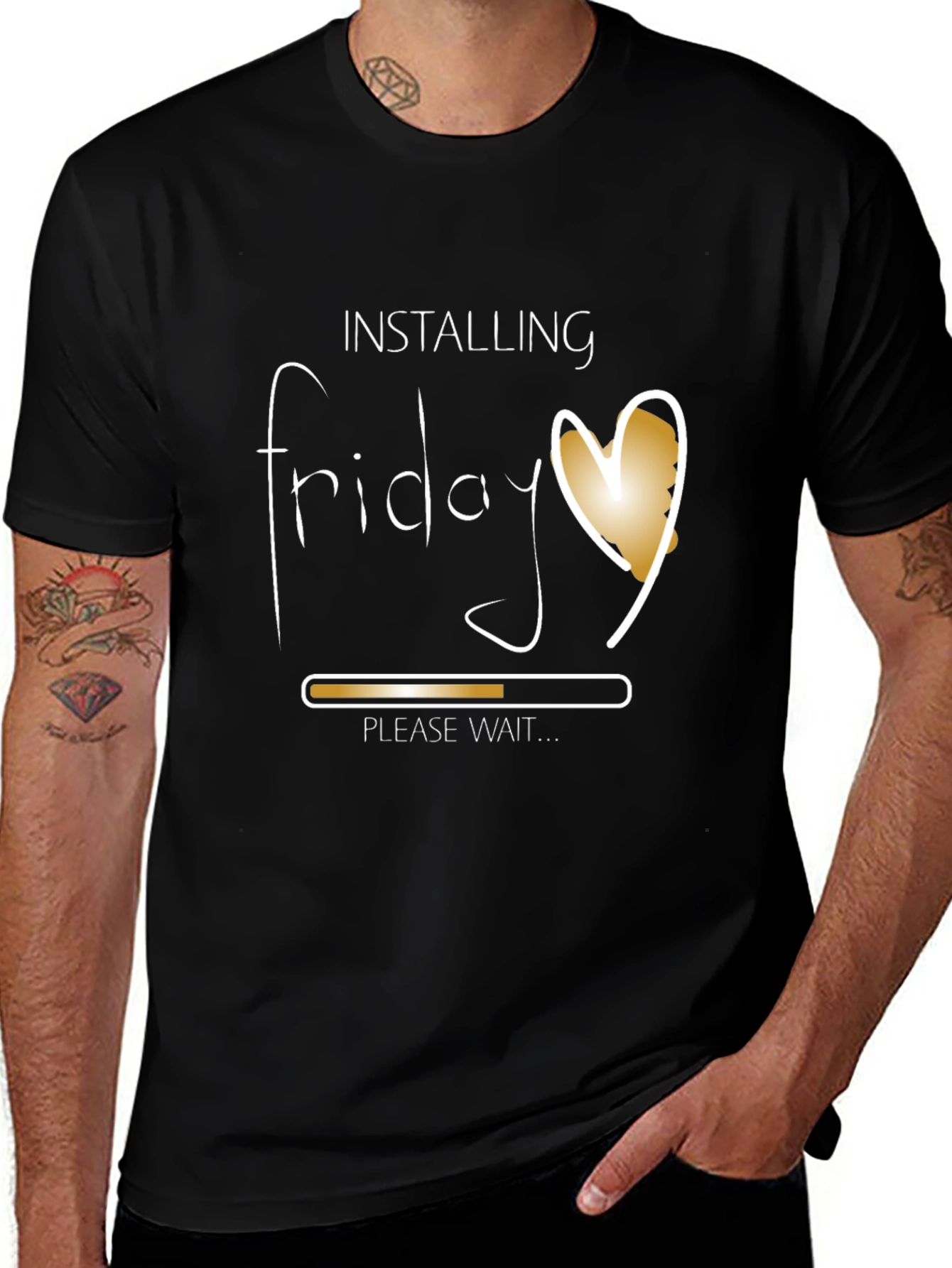 Installing Friday T-Shirt - Weekend Countdown