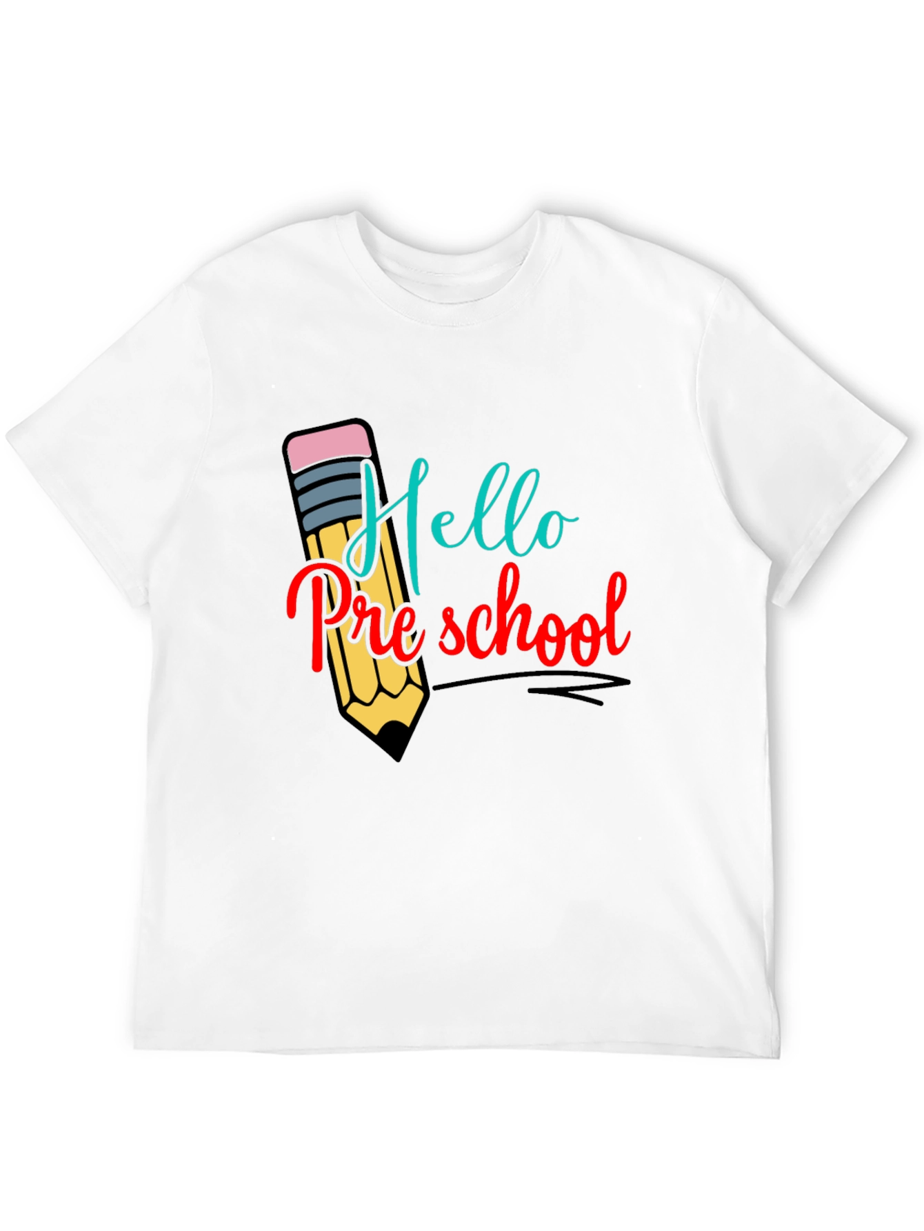 Hello Preschool T-Shirt Back to School Teacher Tee