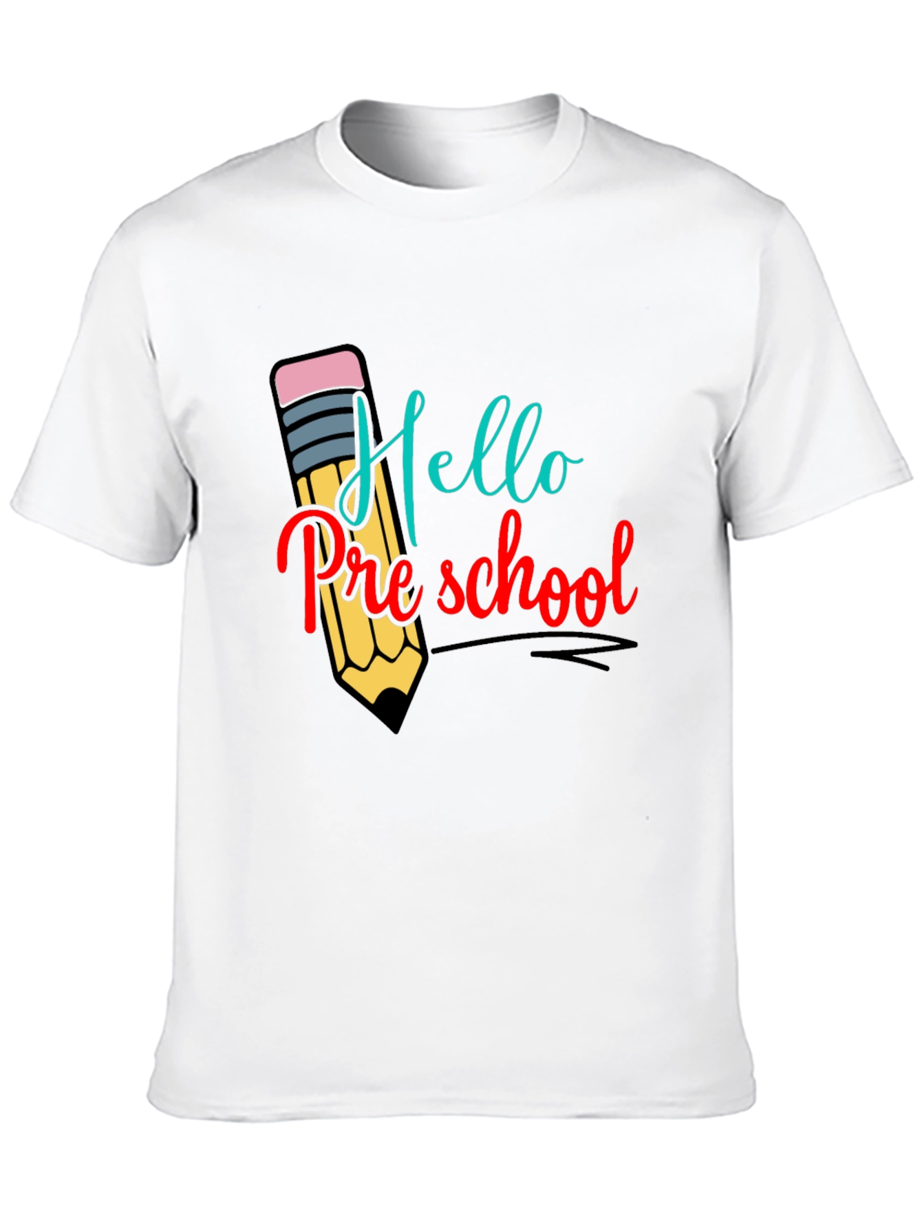 Hello Preschool T-Shirt Back to School Teacher Tee